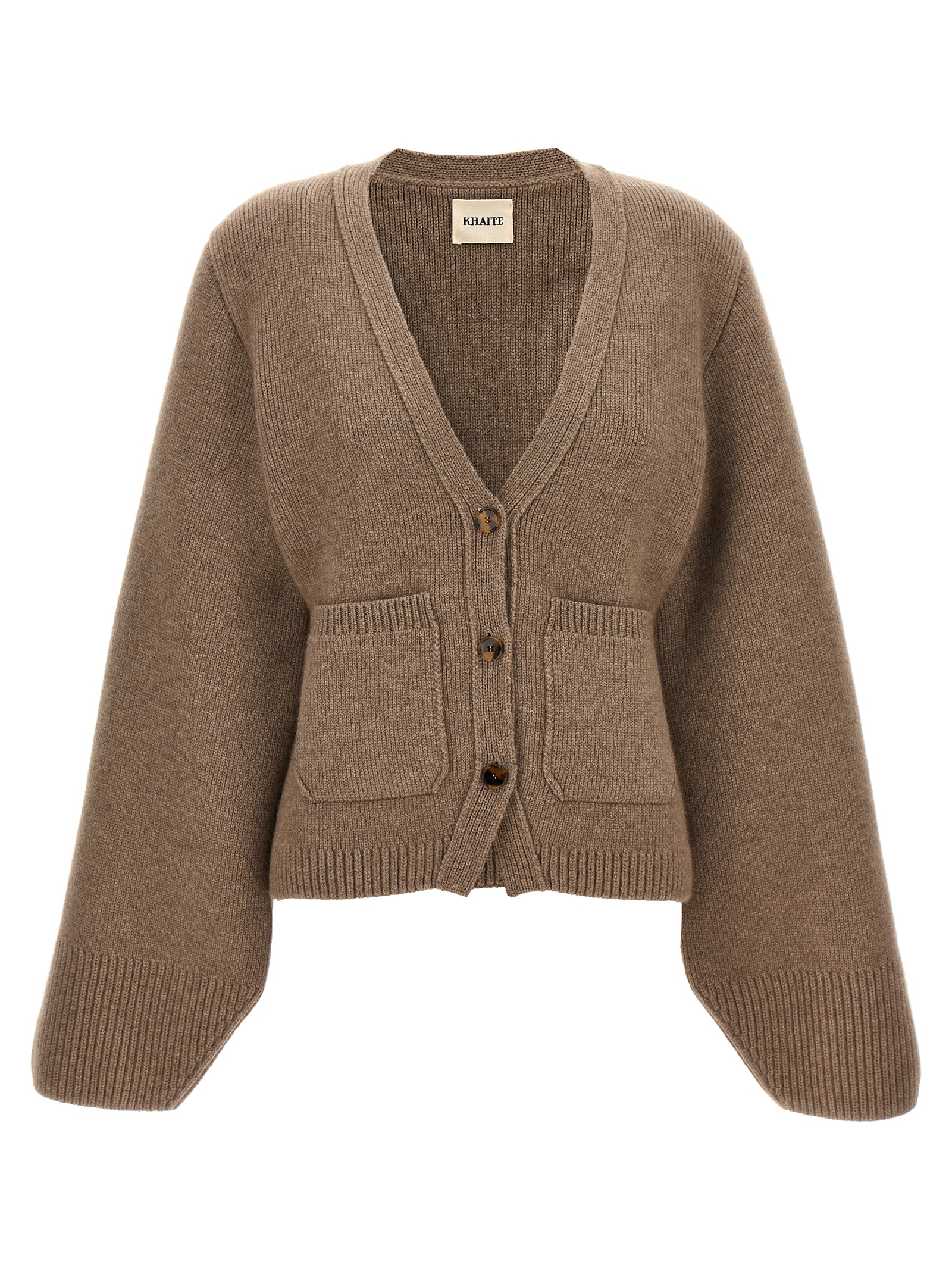 Brown Cashmere Cardigan