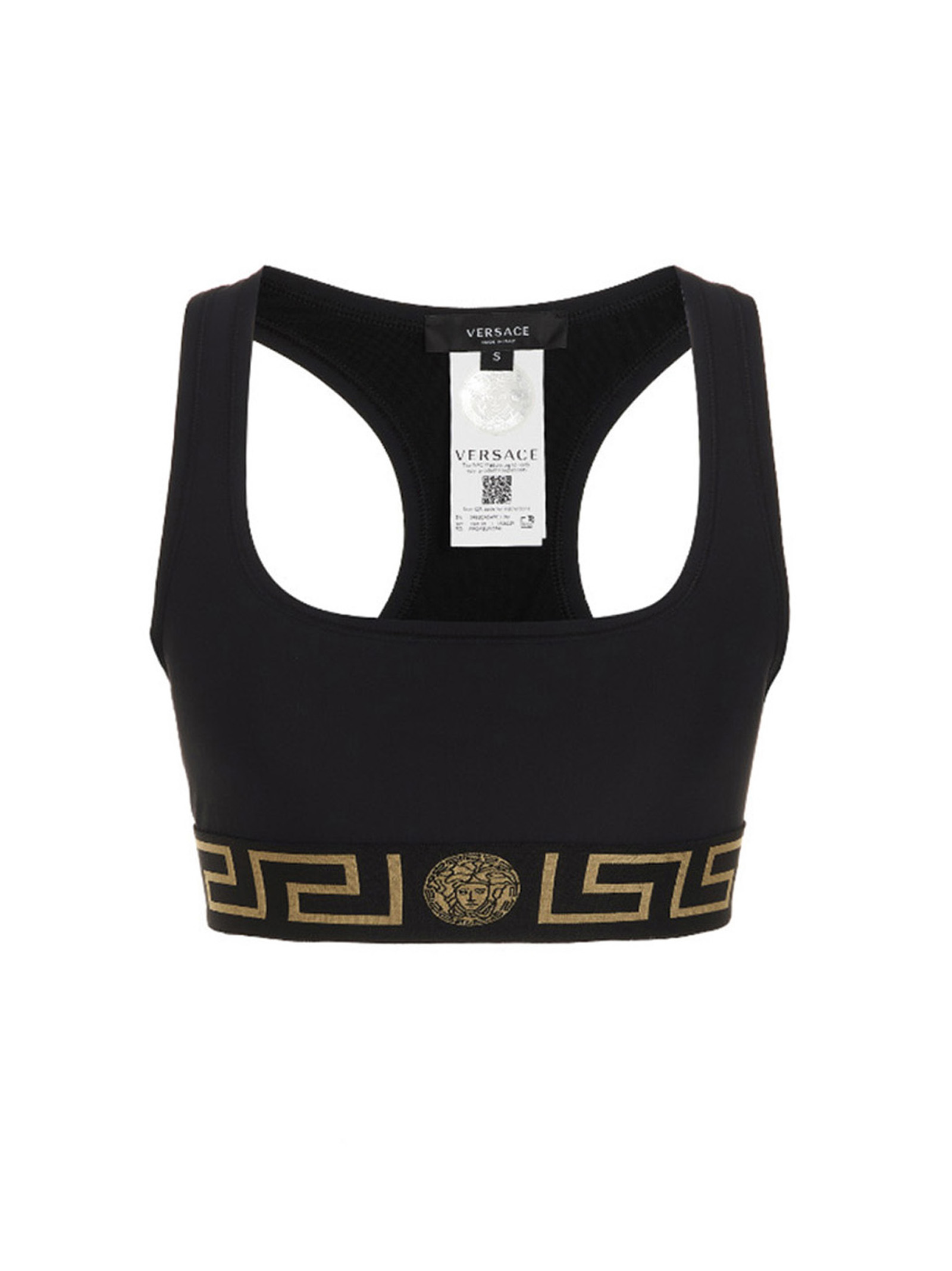 Black Polyamide Sport Bra