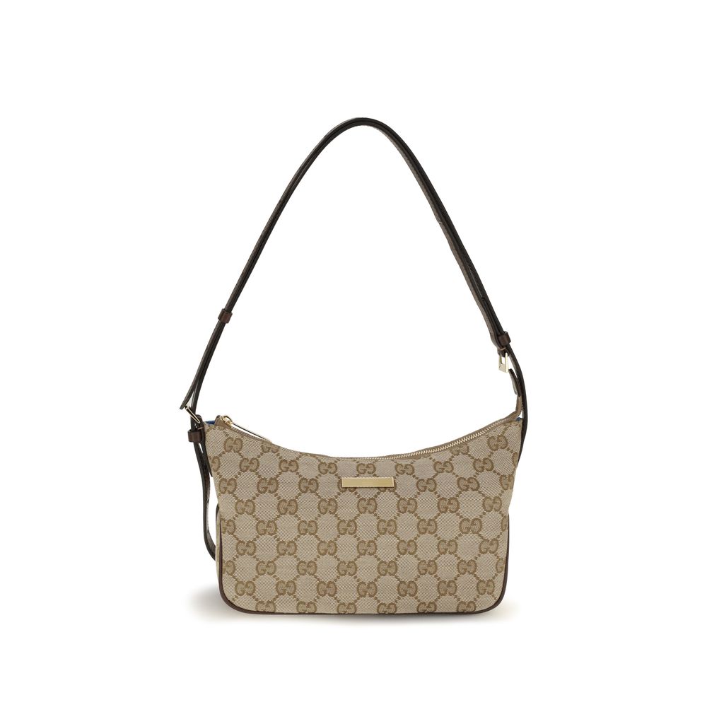 Gucci Beige Polyester Shoulder Bag - Women