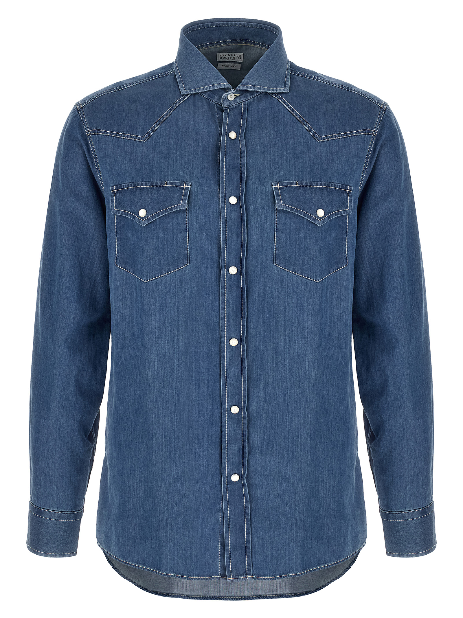 Blue Cotton Blouse