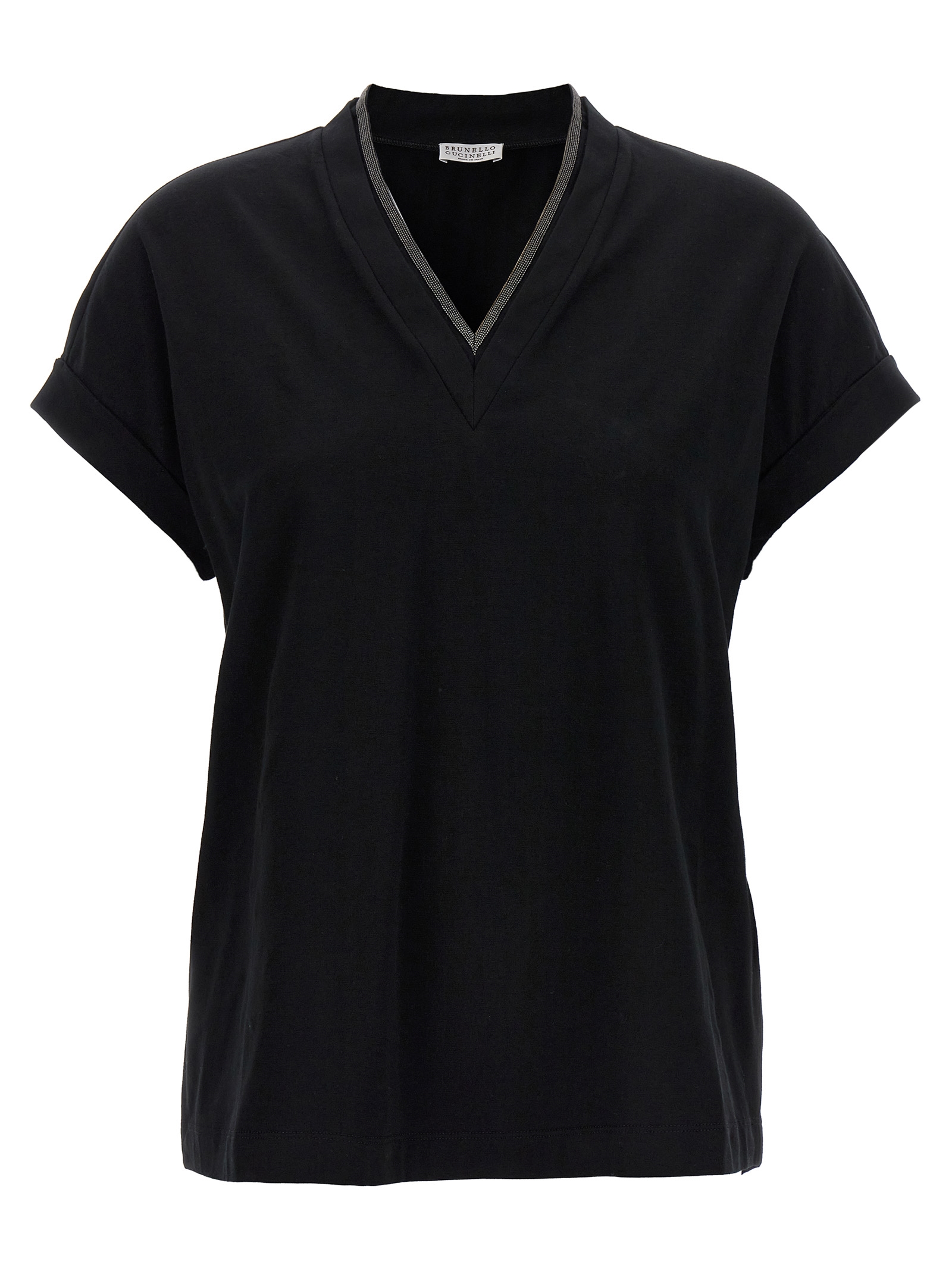 Black Cotton T-Shirt