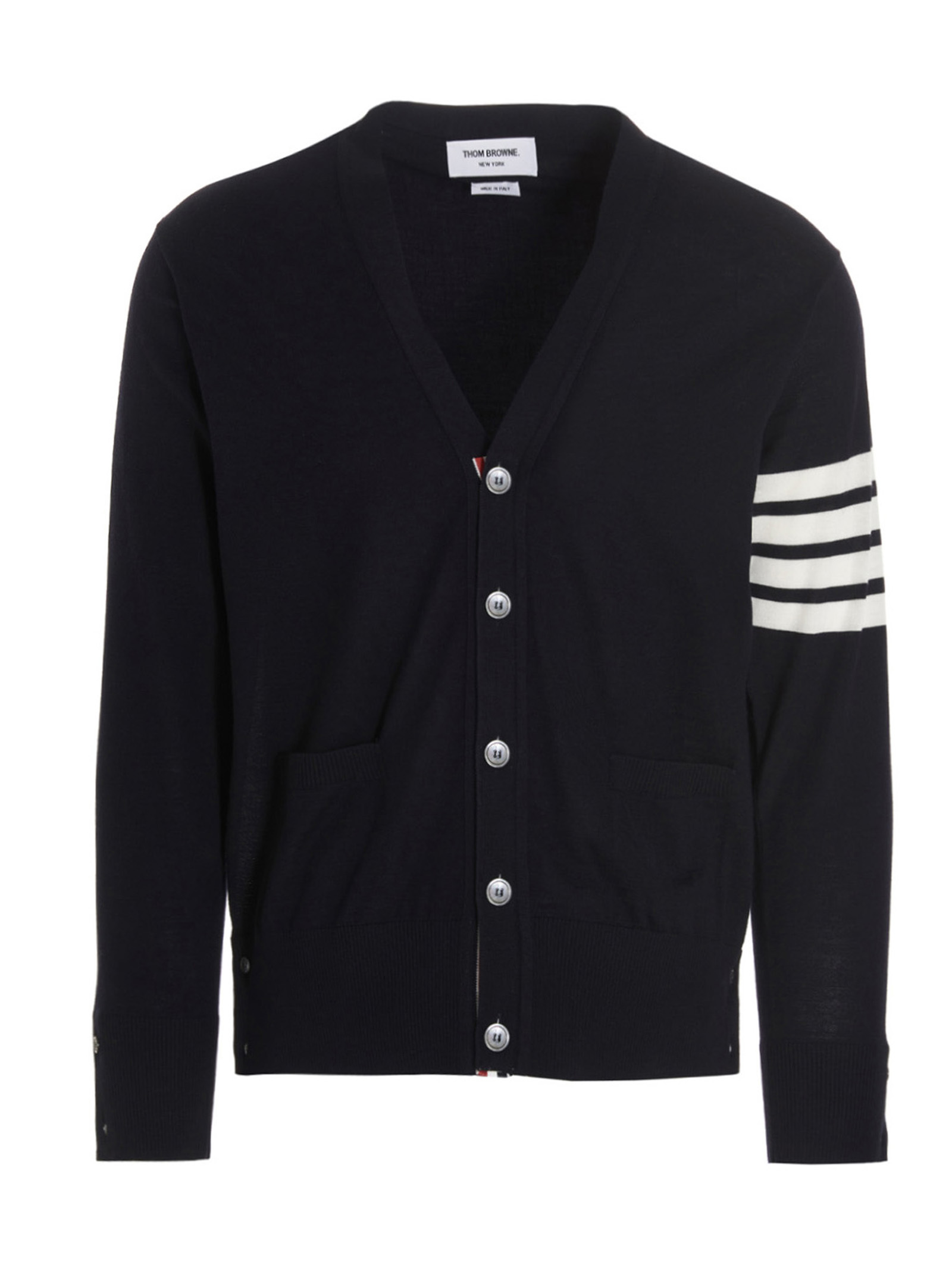 Blue Merino Wool Cardigan