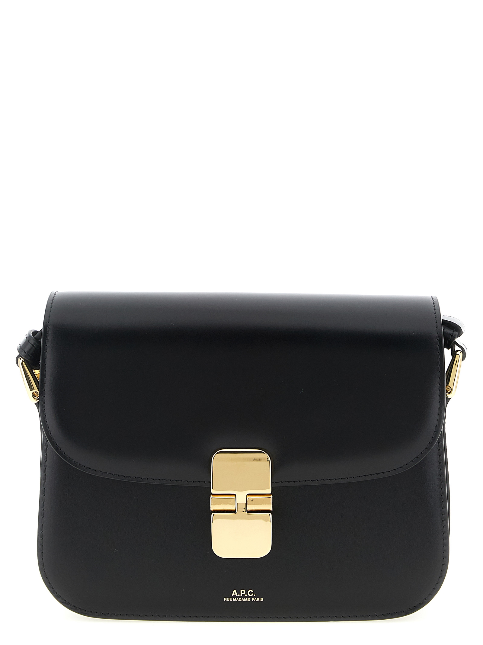 Black Cowhide Crossbody Bag