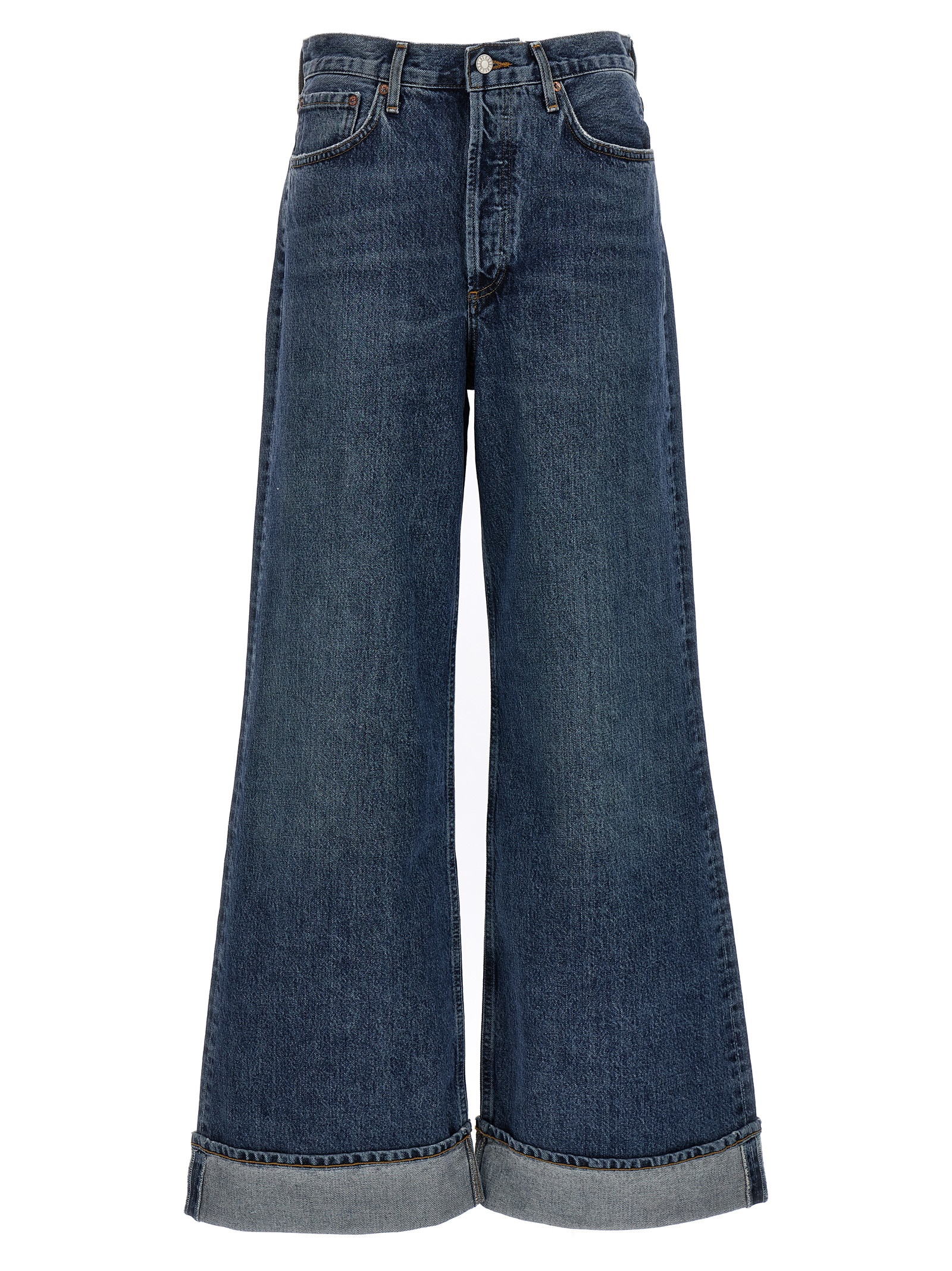 Blue Cotton Jeans Denim