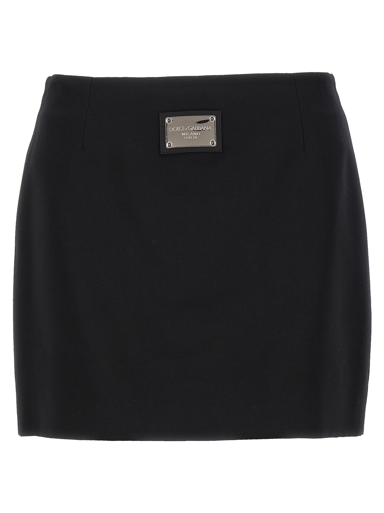 Black Viscose Long Skirt