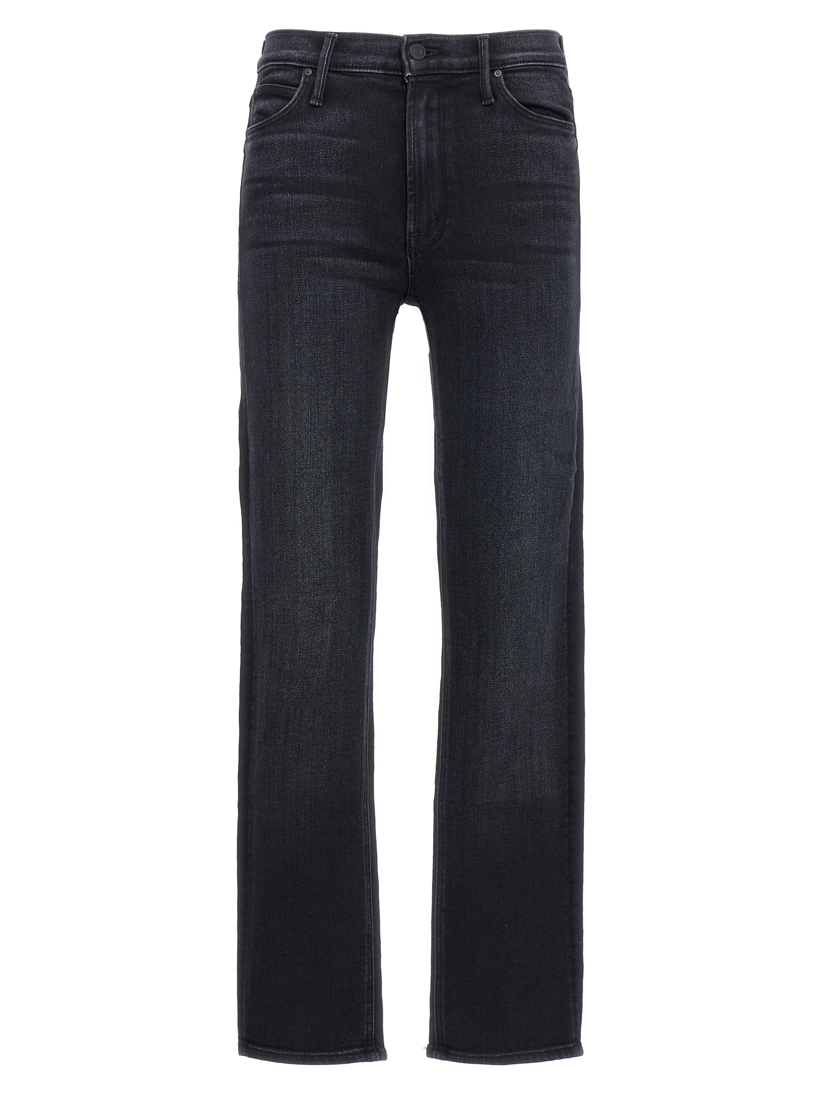 Black Cotton Slim Fit Jeans
