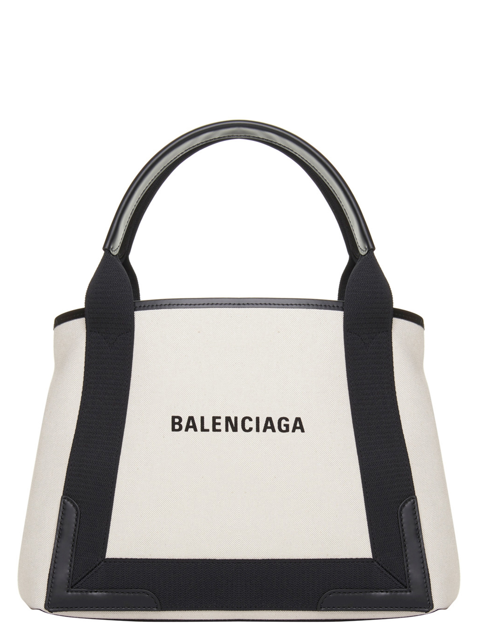 Balenciaga Bicolor Canvas Tote Bag - Women