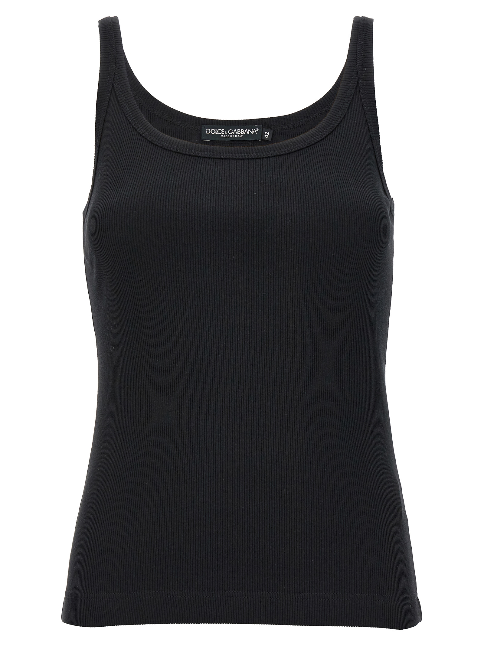 Black Cotton Tank Tops