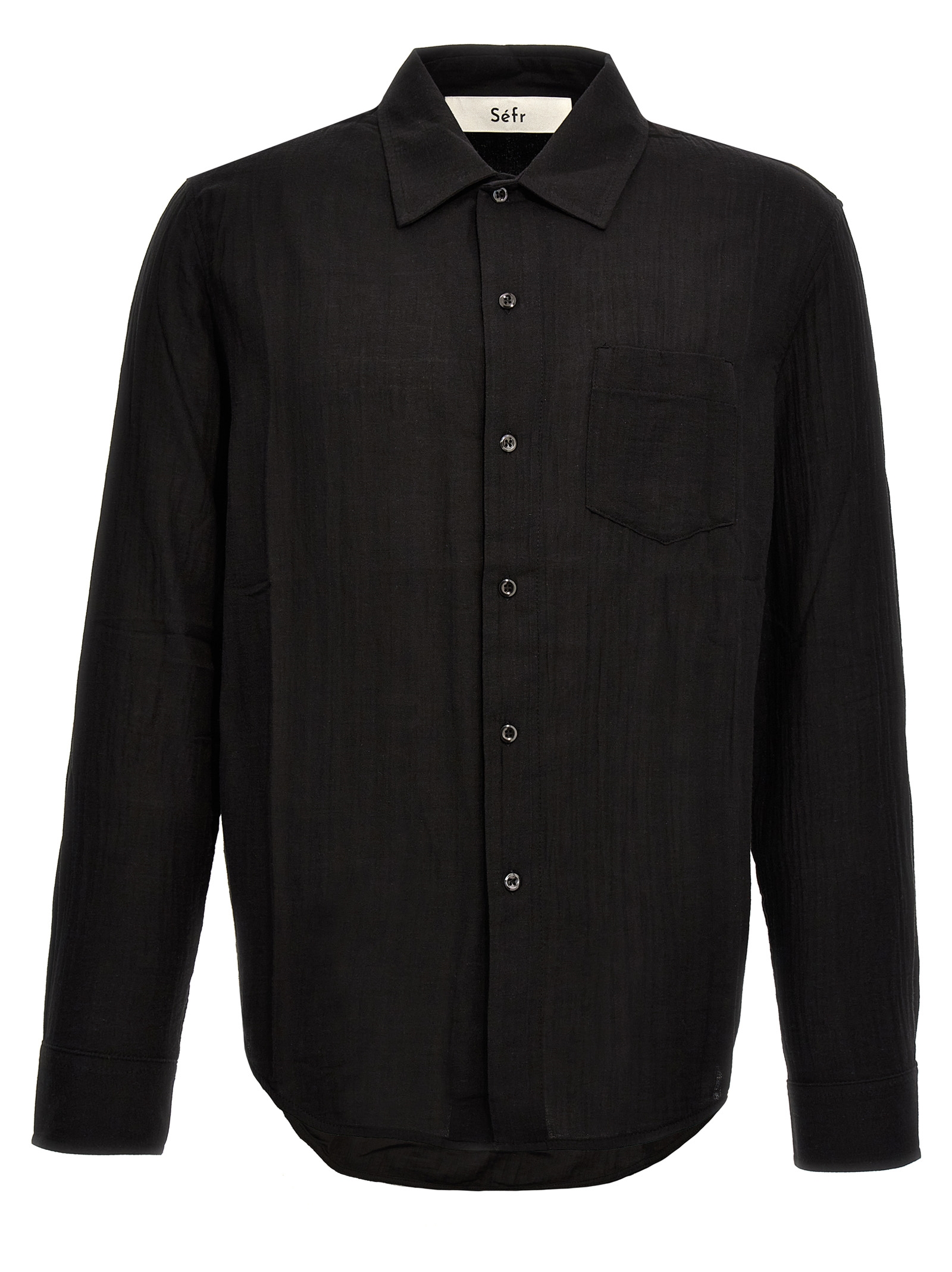 Black Cotton Blouse