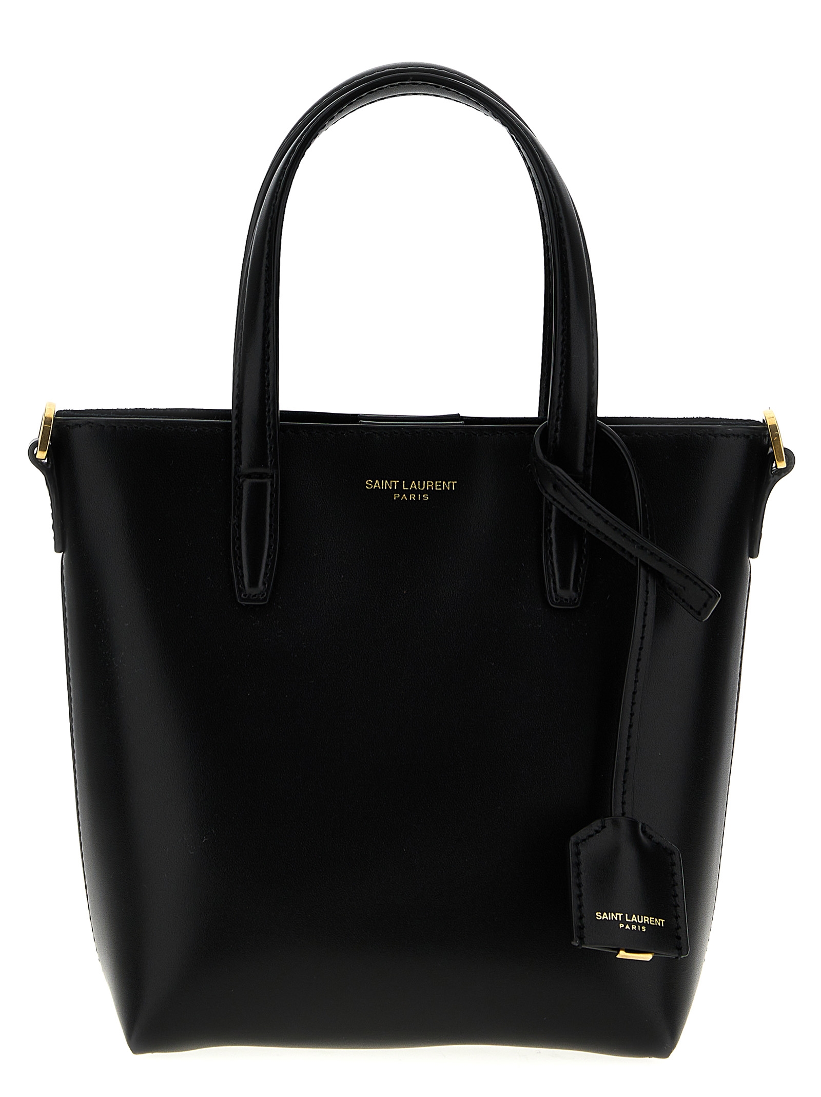 Black Calfskin Tote Bag