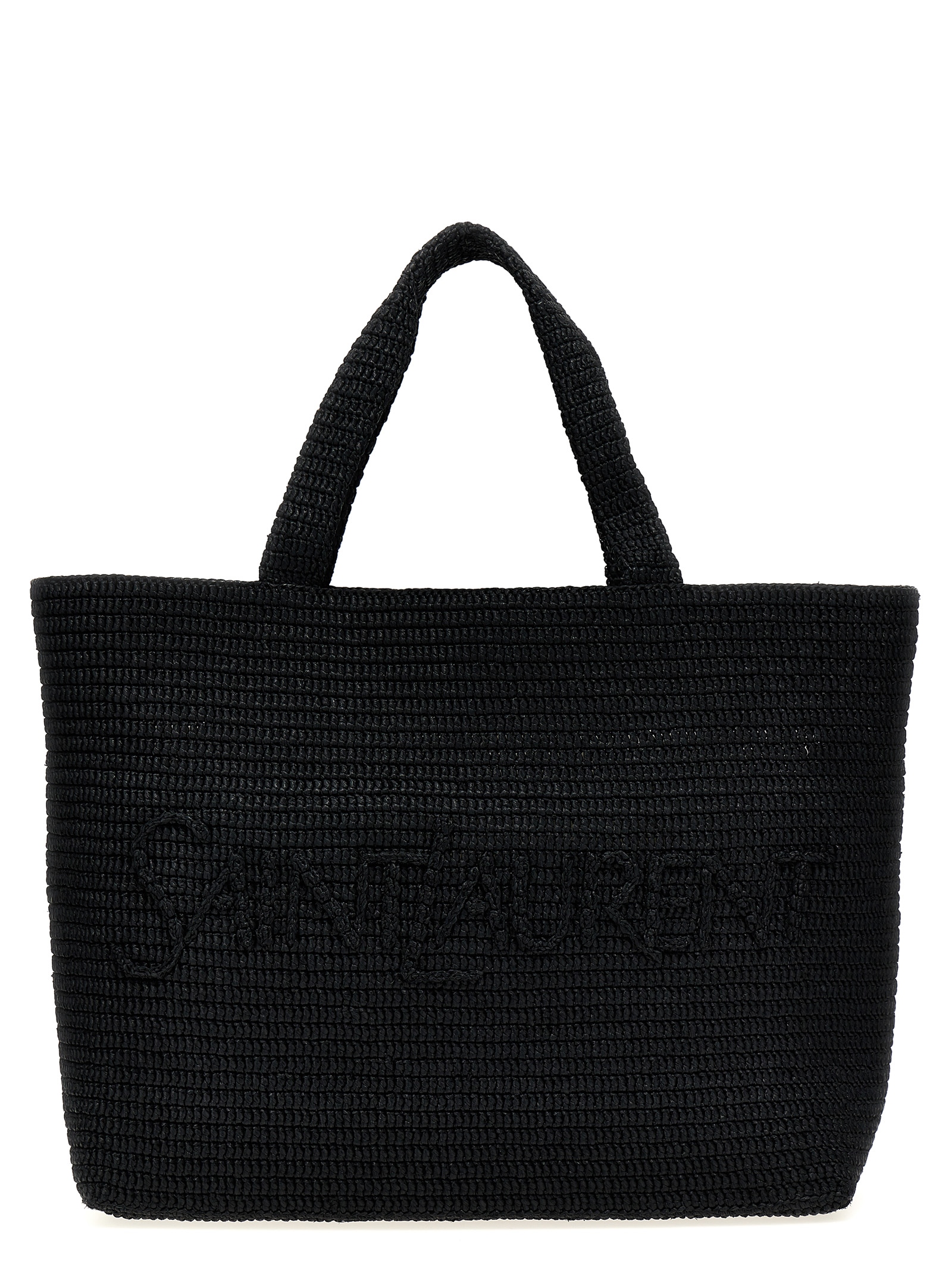 Black Viscose Tote Bag