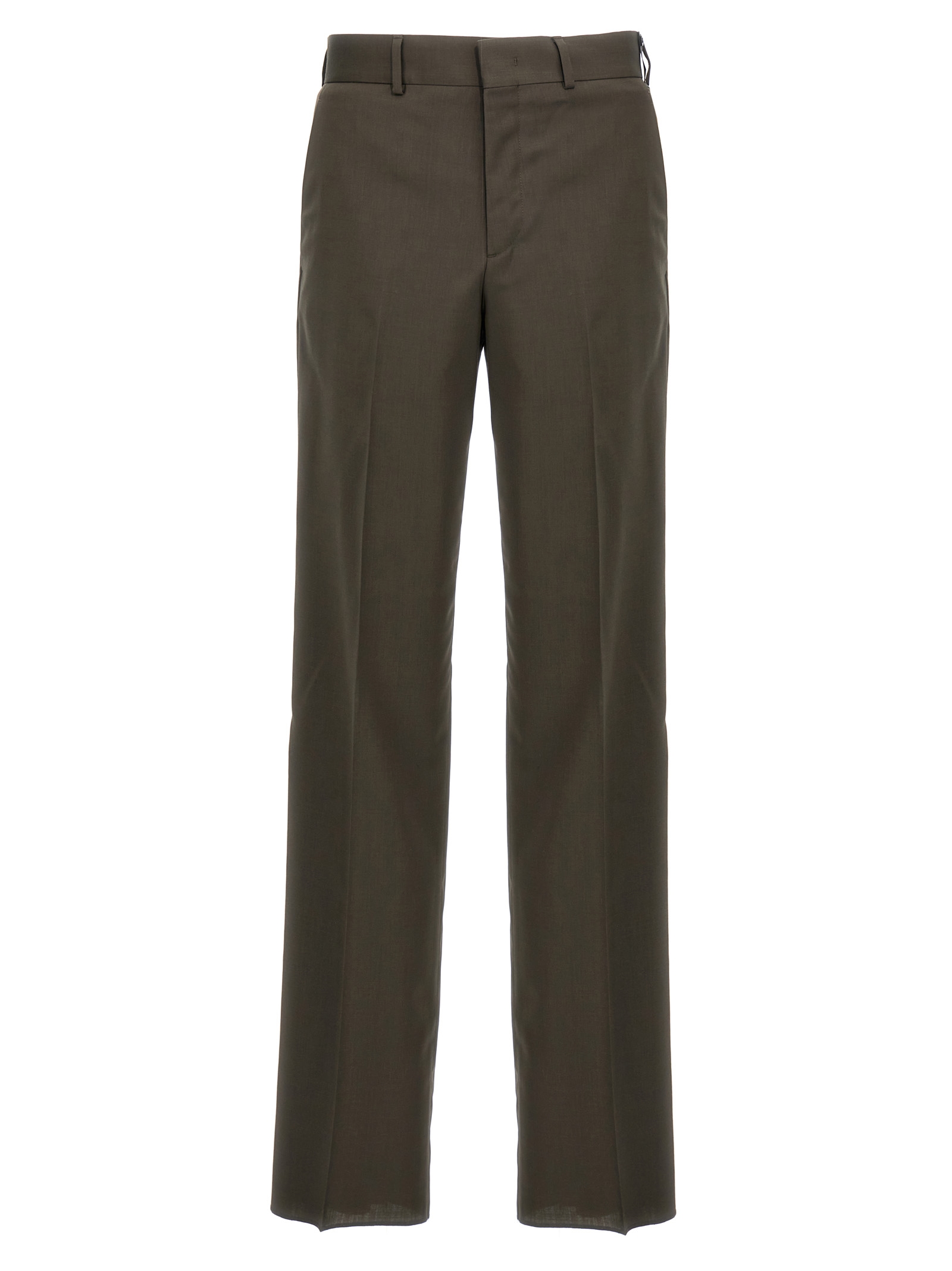 Bicolor Wool Dress Pants