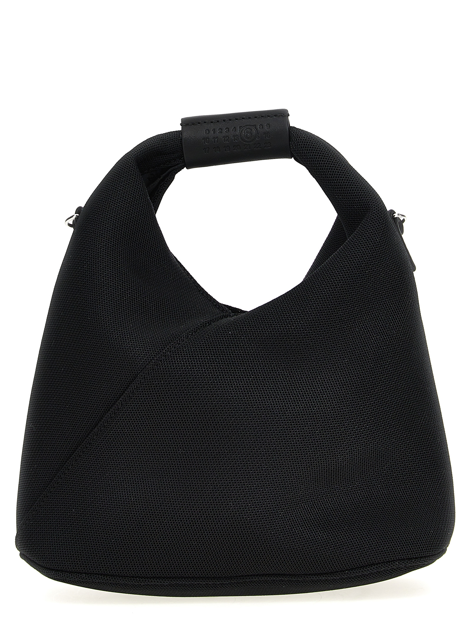 Black Polyester Crossbody Bag