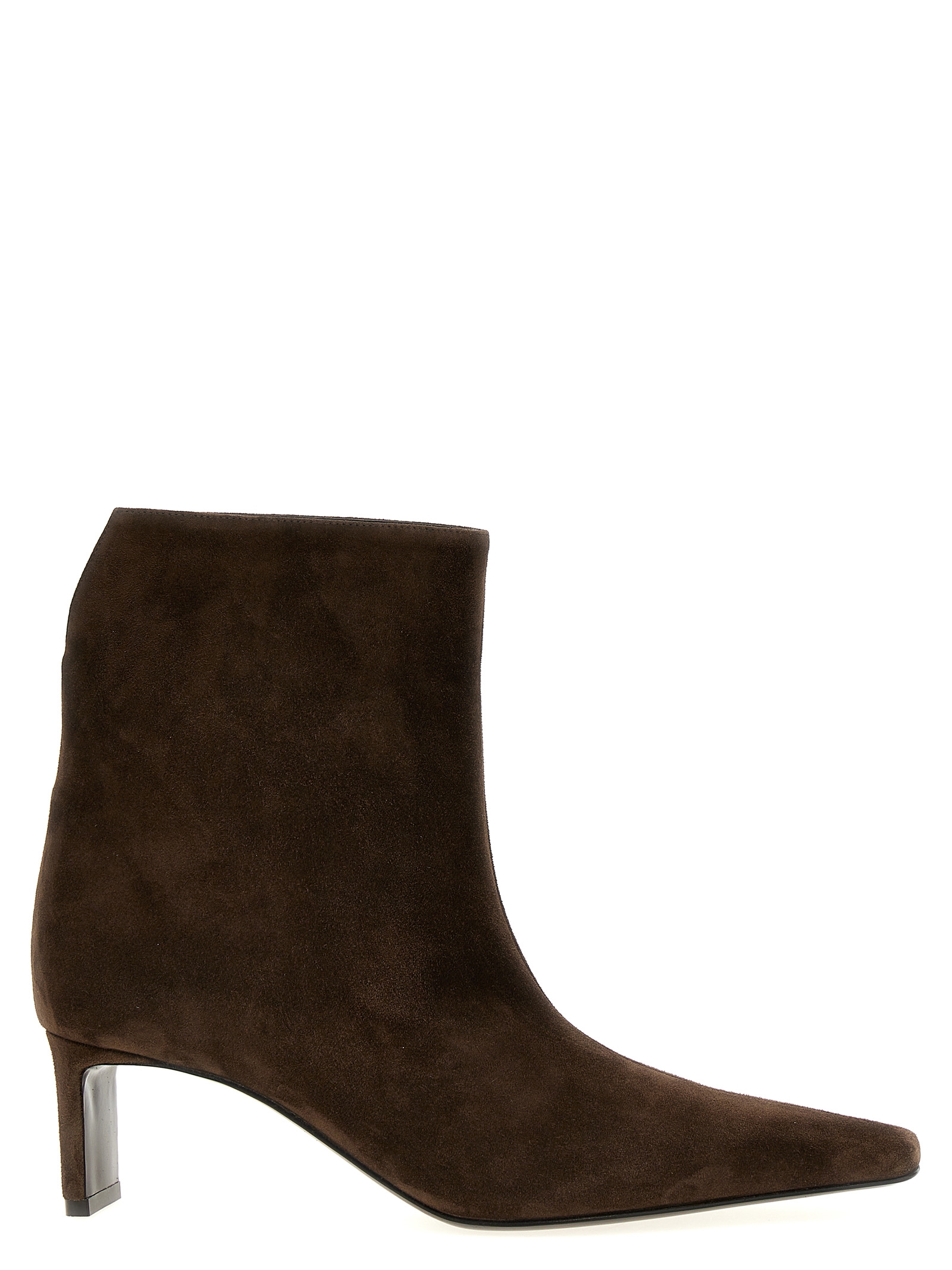 Khaite Brown Calfskin Ankle Boots - Women