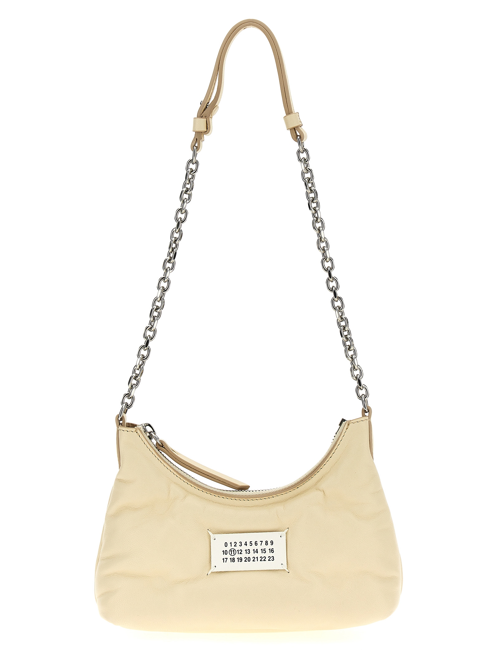 Maison Margiela White Lamb Leather Shoulder Bag - Women