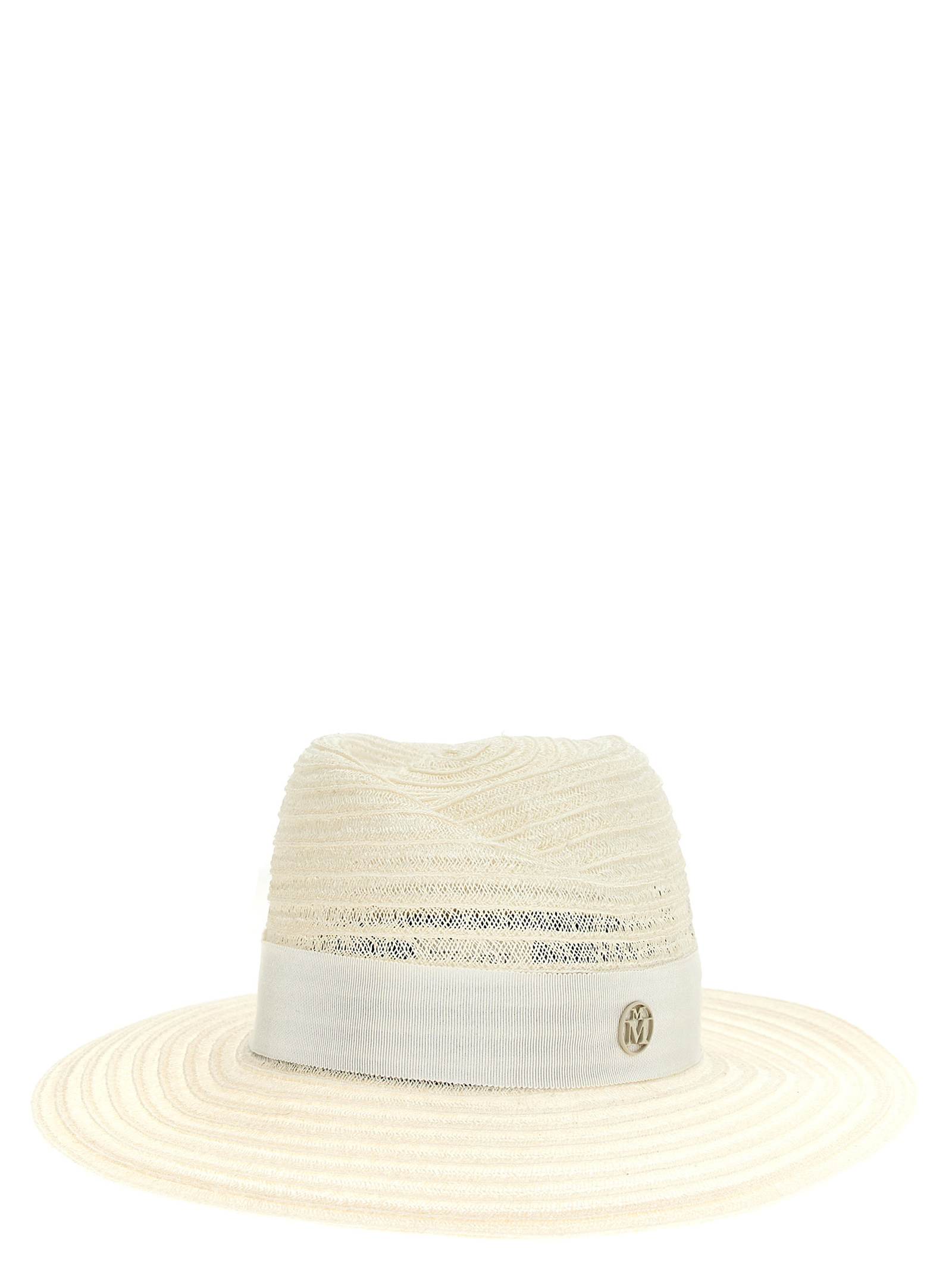 Maison Michel White Hemp Fedora Accessory - Women