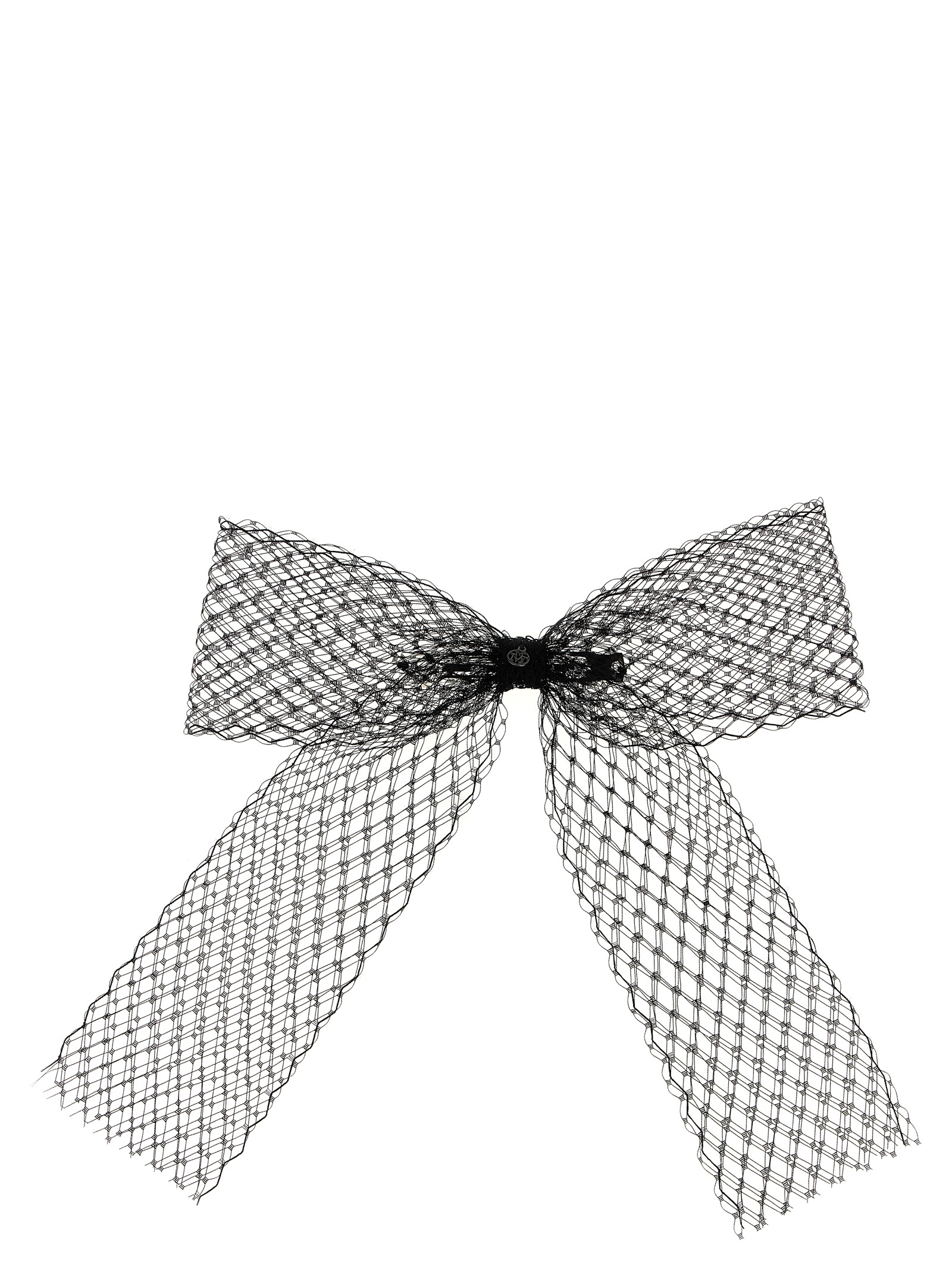 Black Polyester Hair Clip