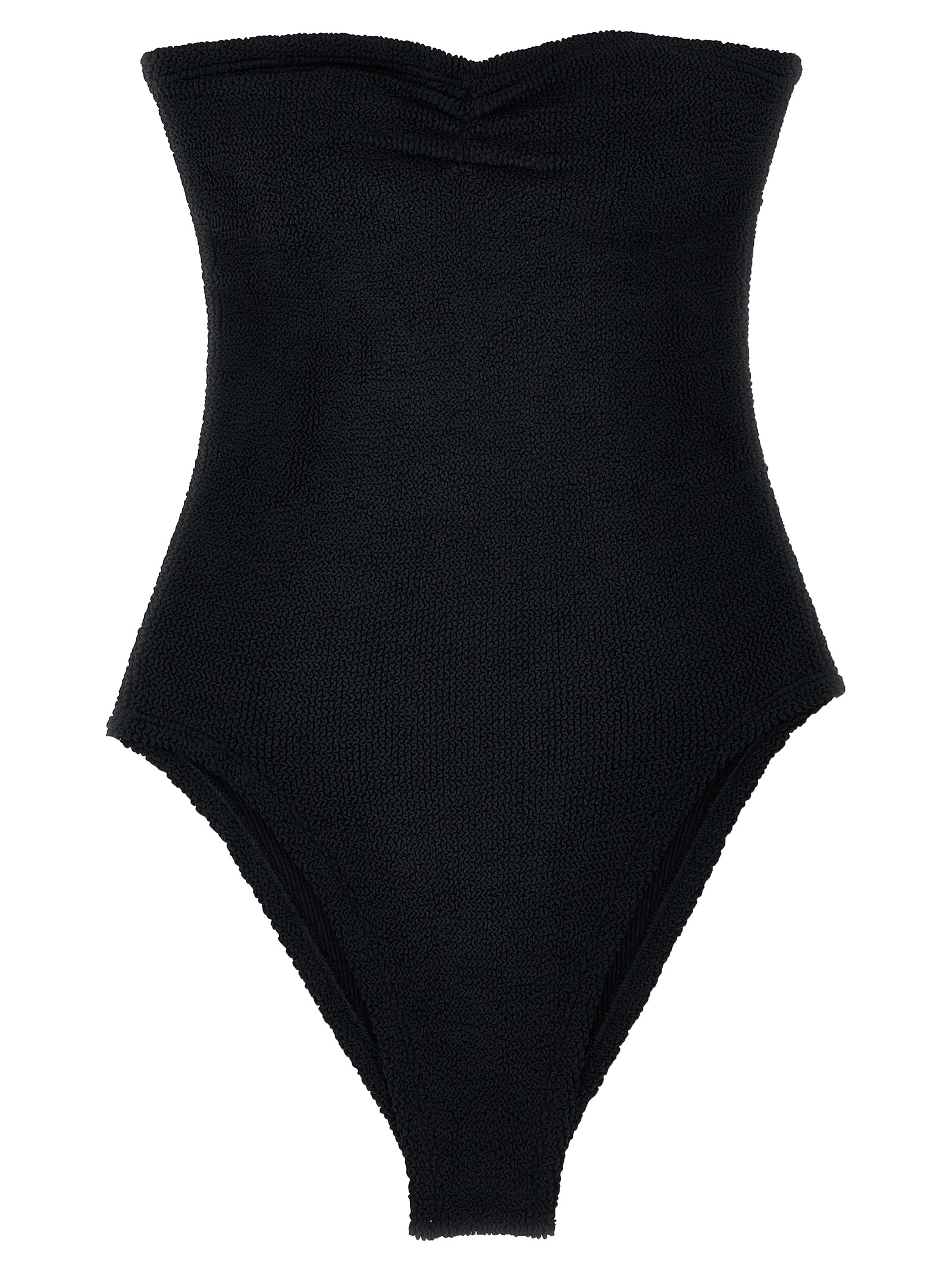 Black Polyamide One-Piece Swimsuit