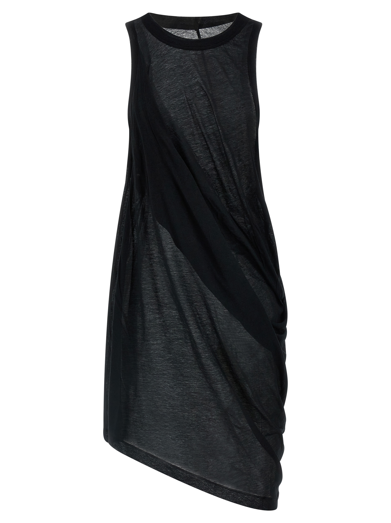 Rick Owens Black Cotton Casual Dress - Men