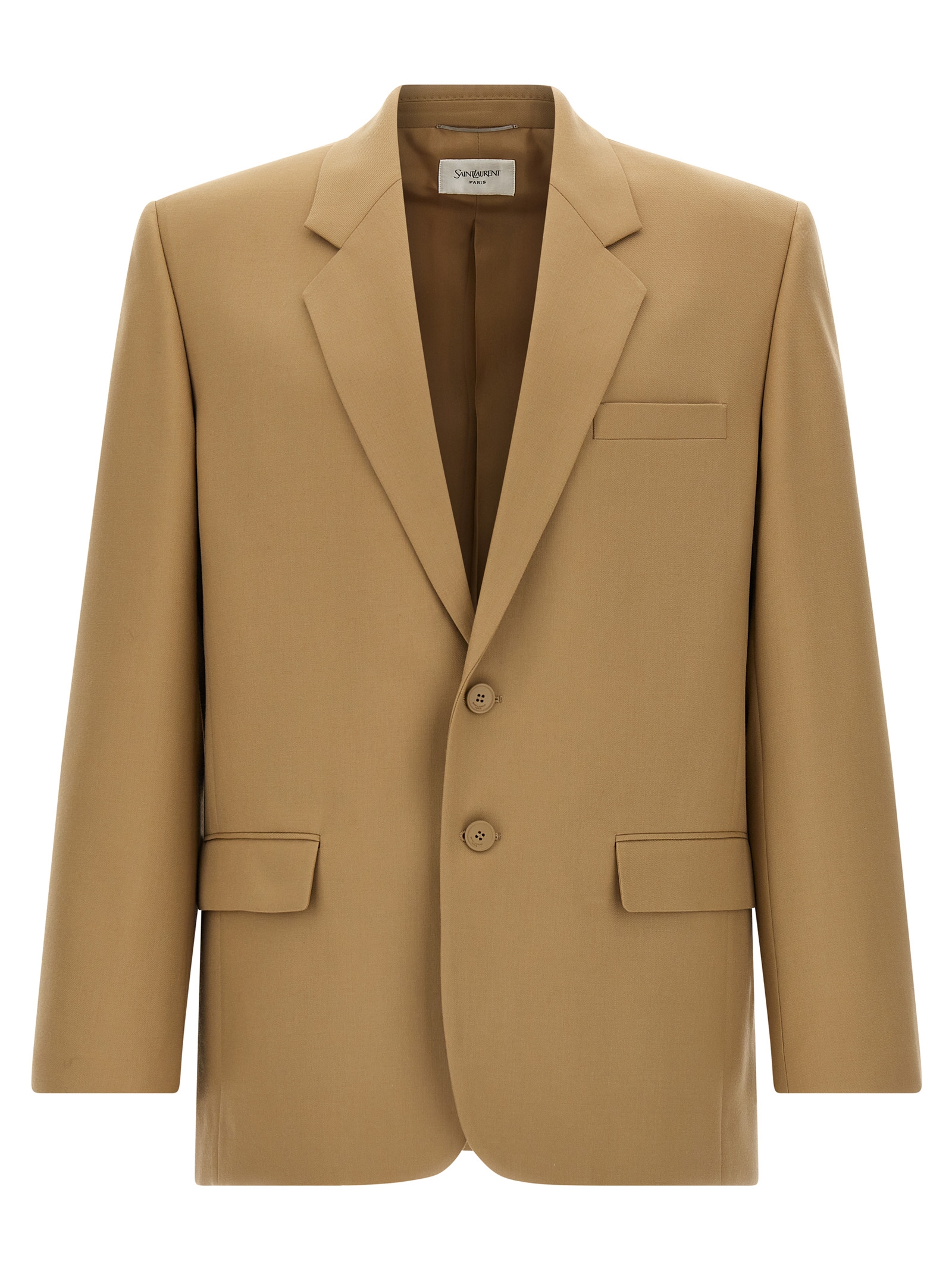 Beige Wool Blazer