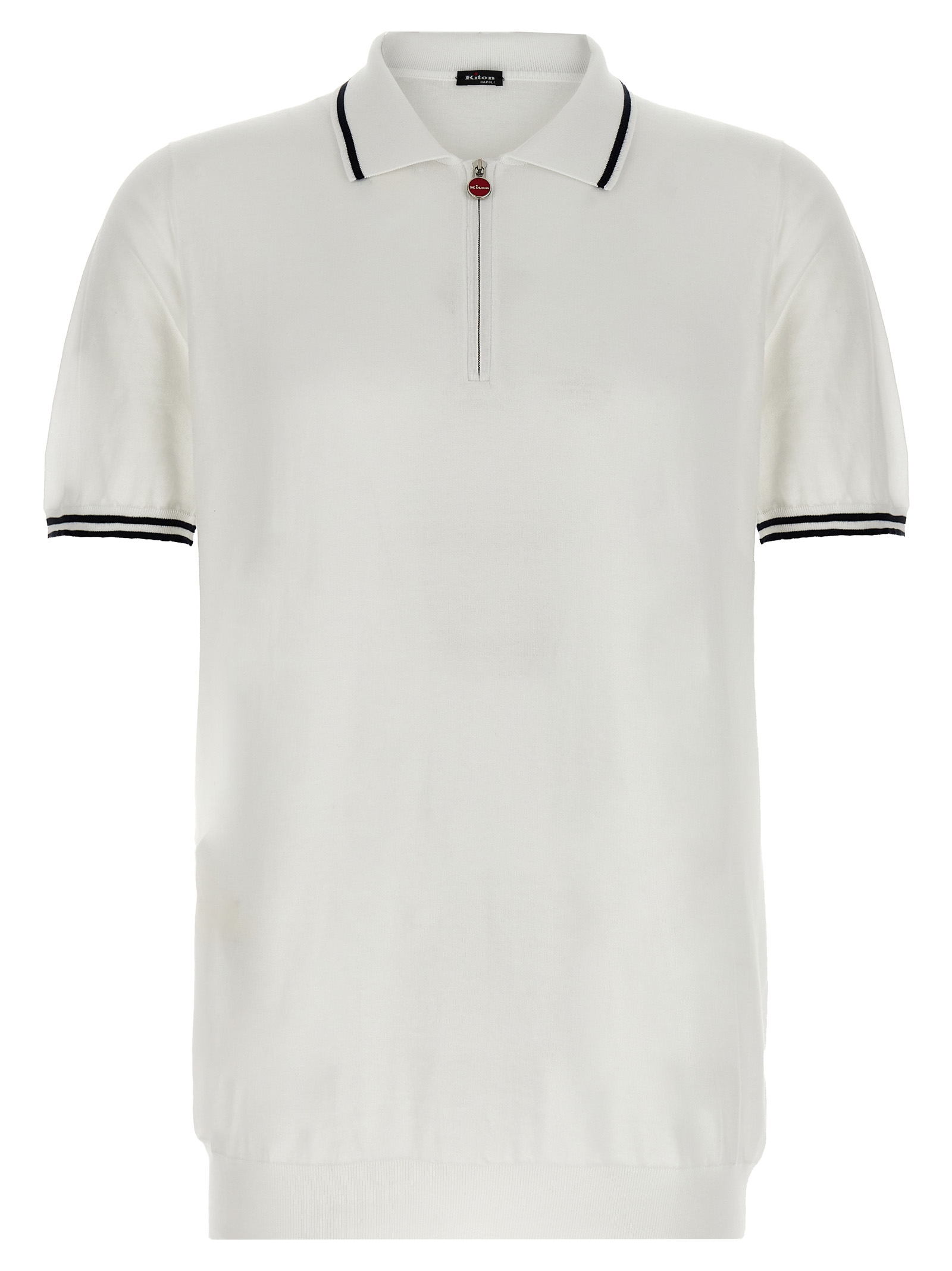 White Cotton Polo Shirt