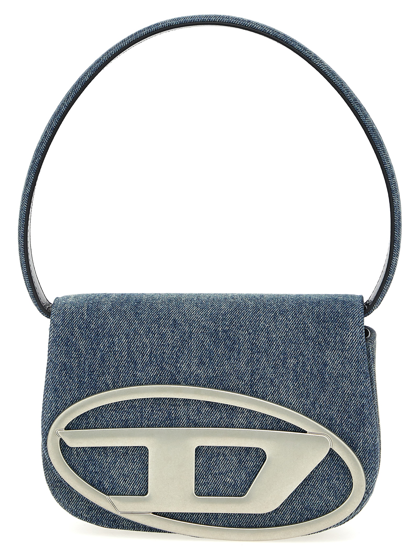 Blue Cotton Shoulder Bag