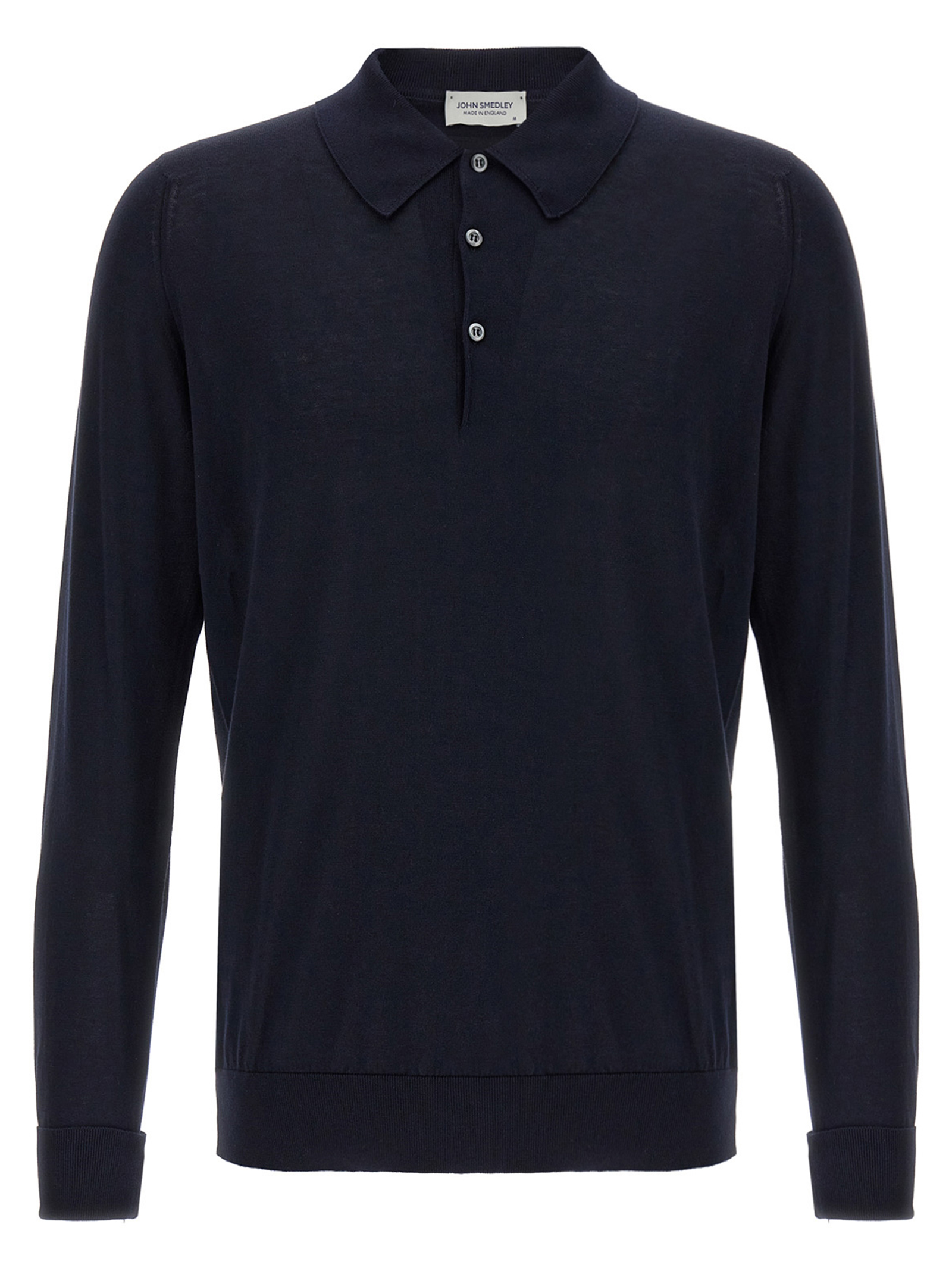 Blue Cotton Polo Shirt