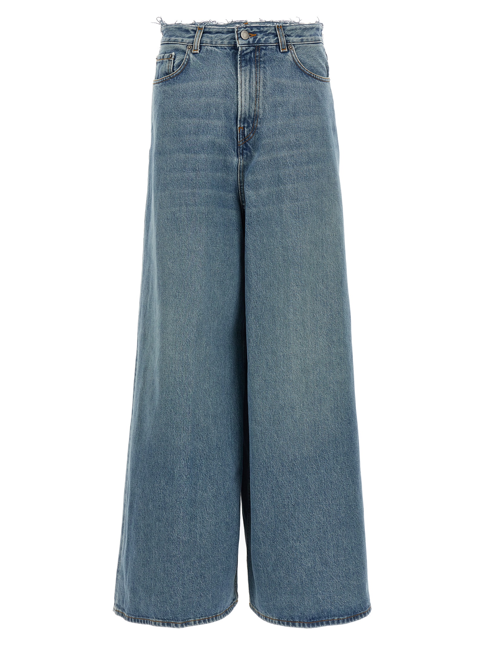 Blue Cotton Jeans Denim