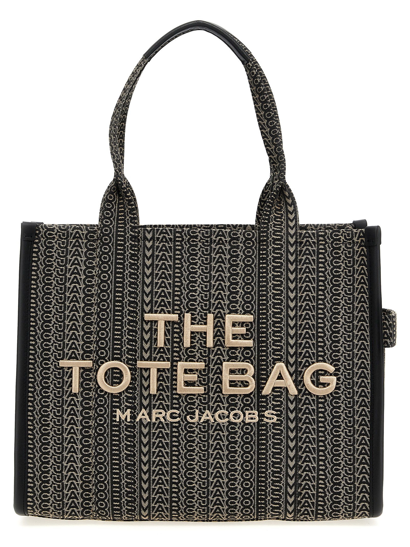 Beige Cotton Tote Bag