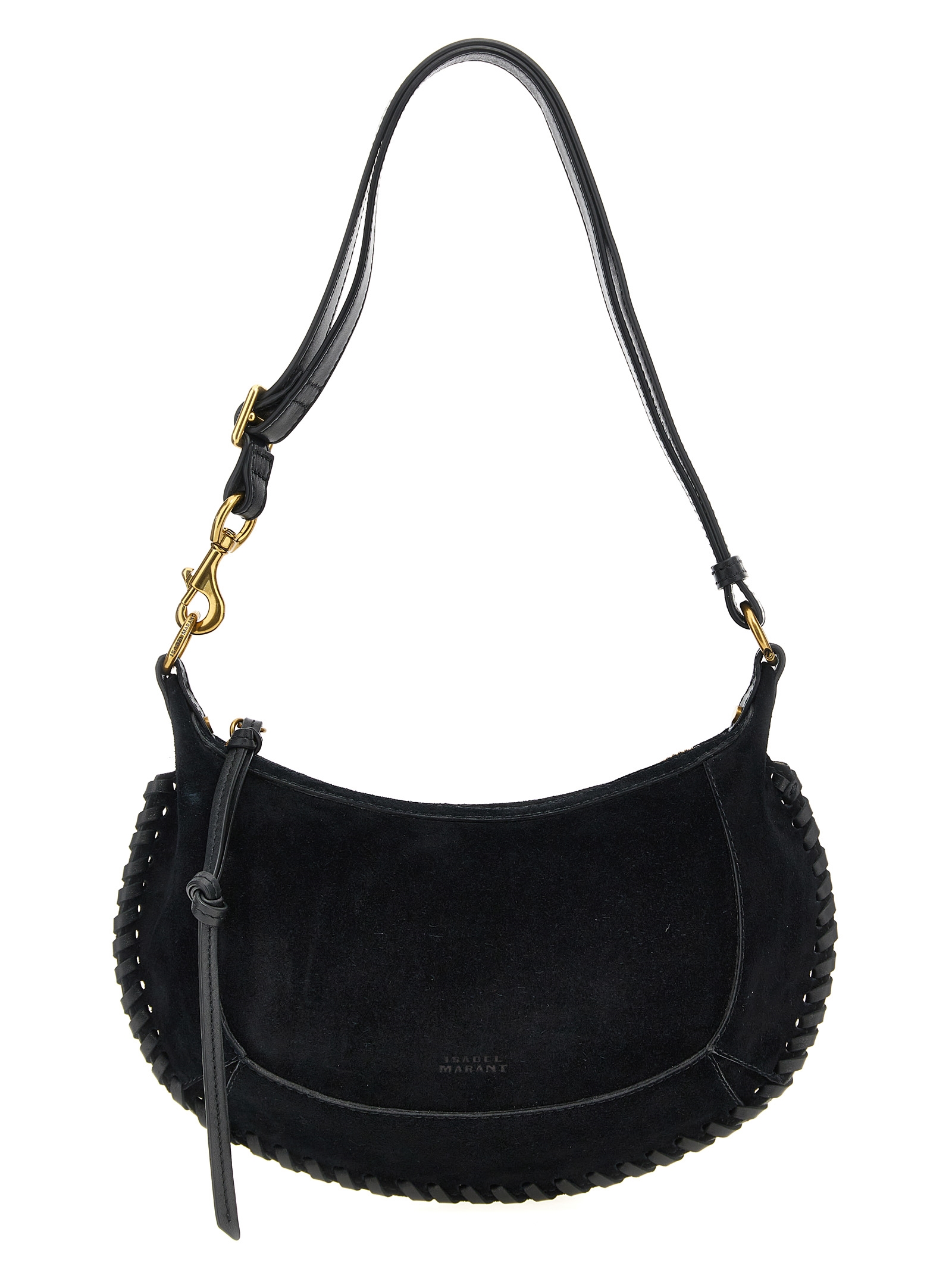 Black Calfskin Shoulder Bag