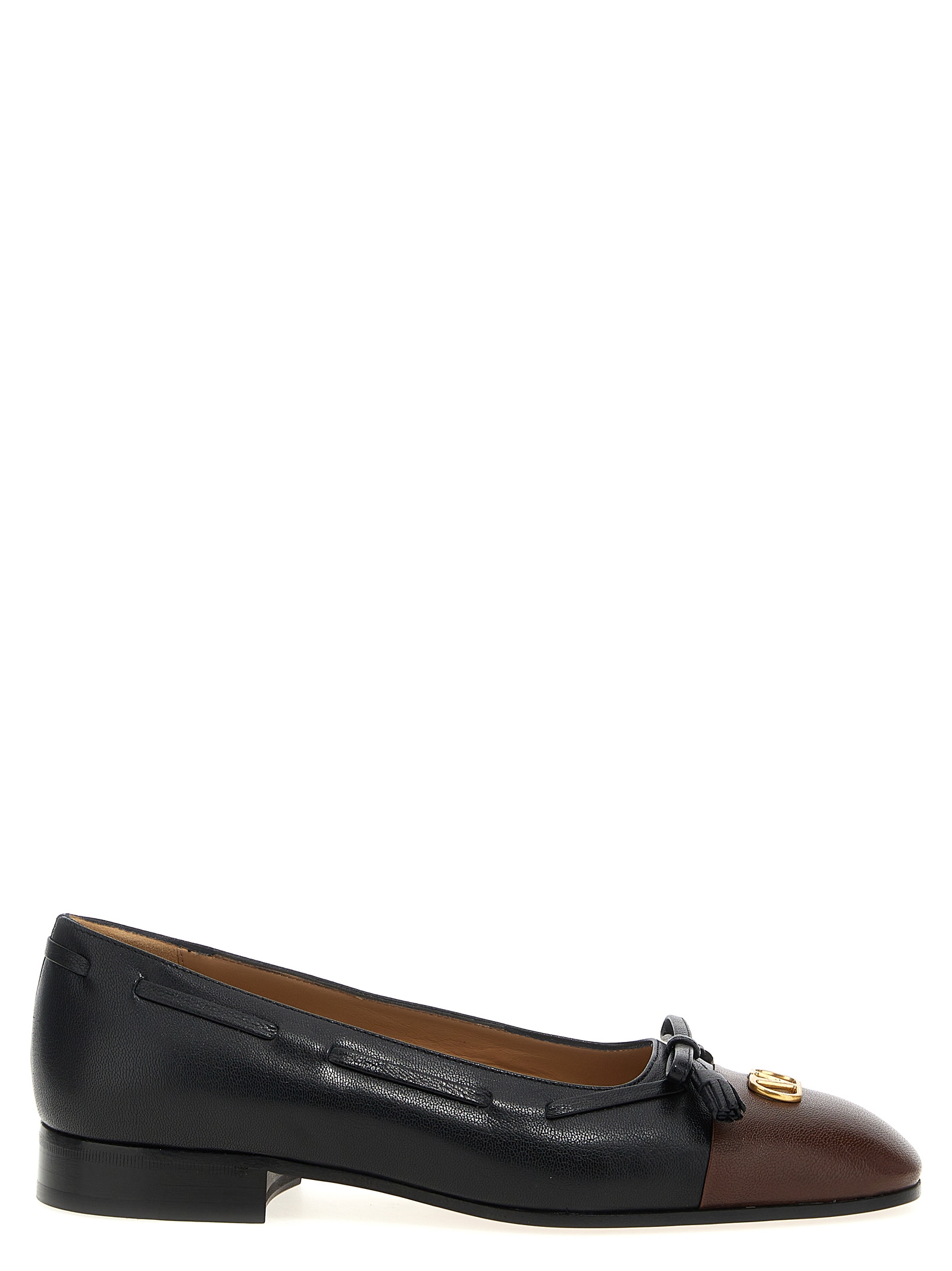 Multicolor Calfskin Ballet Flats
