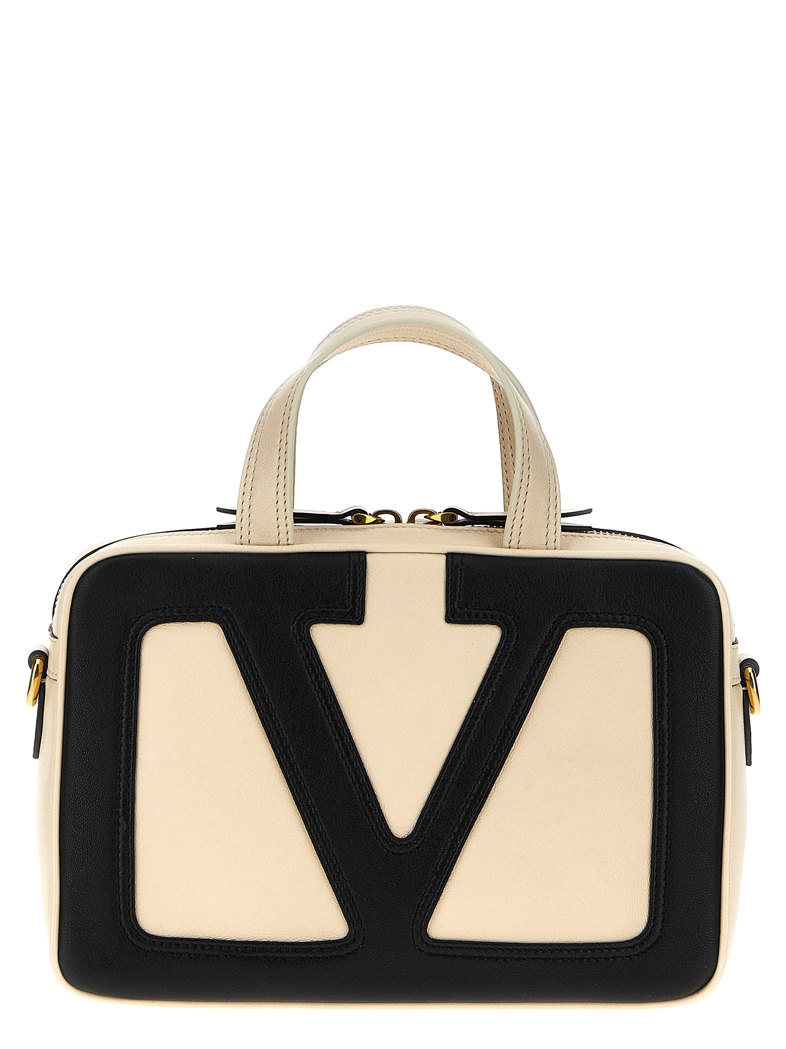 Valentino Garavani Bicolor Lamb Leather Handbag Bag - Women