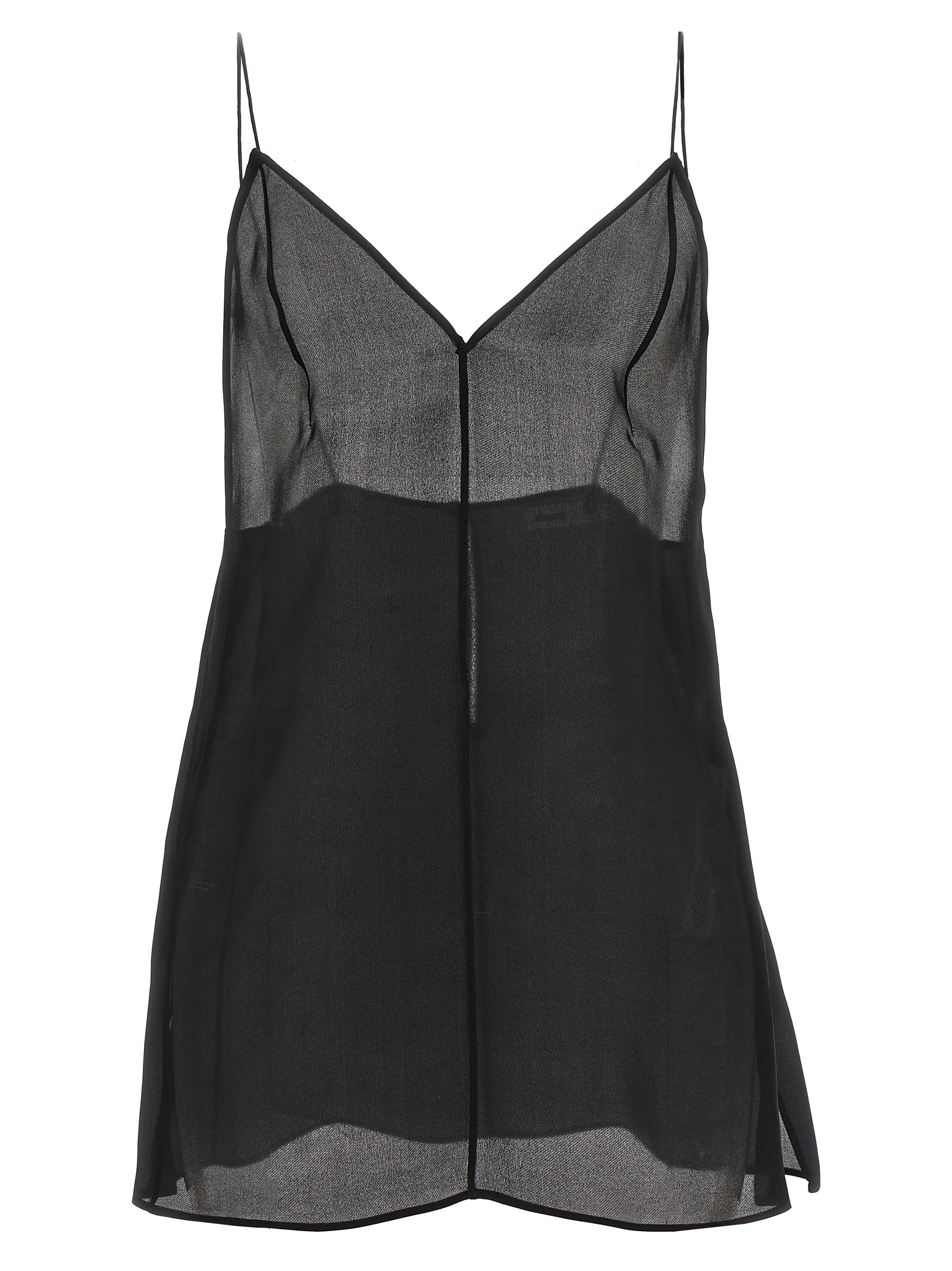 Black Silk Tank Tops