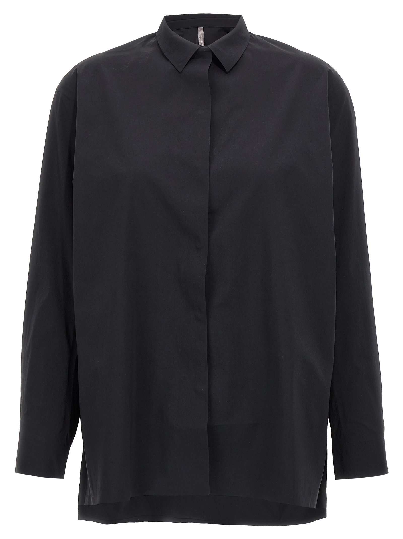 Black Nylon Blouse