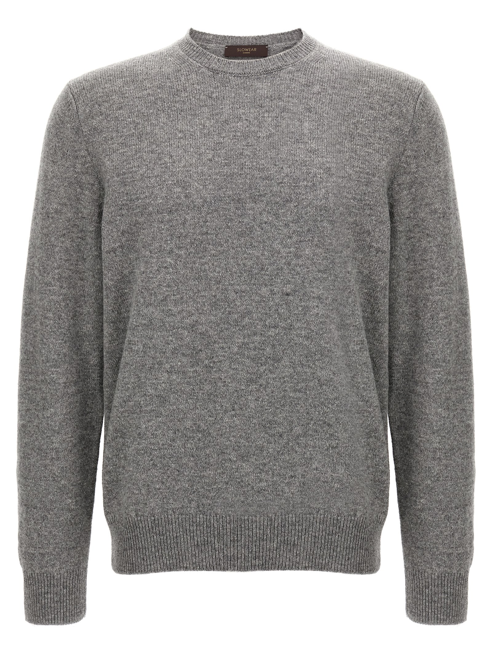 Gray Virgin Wool Cardigan