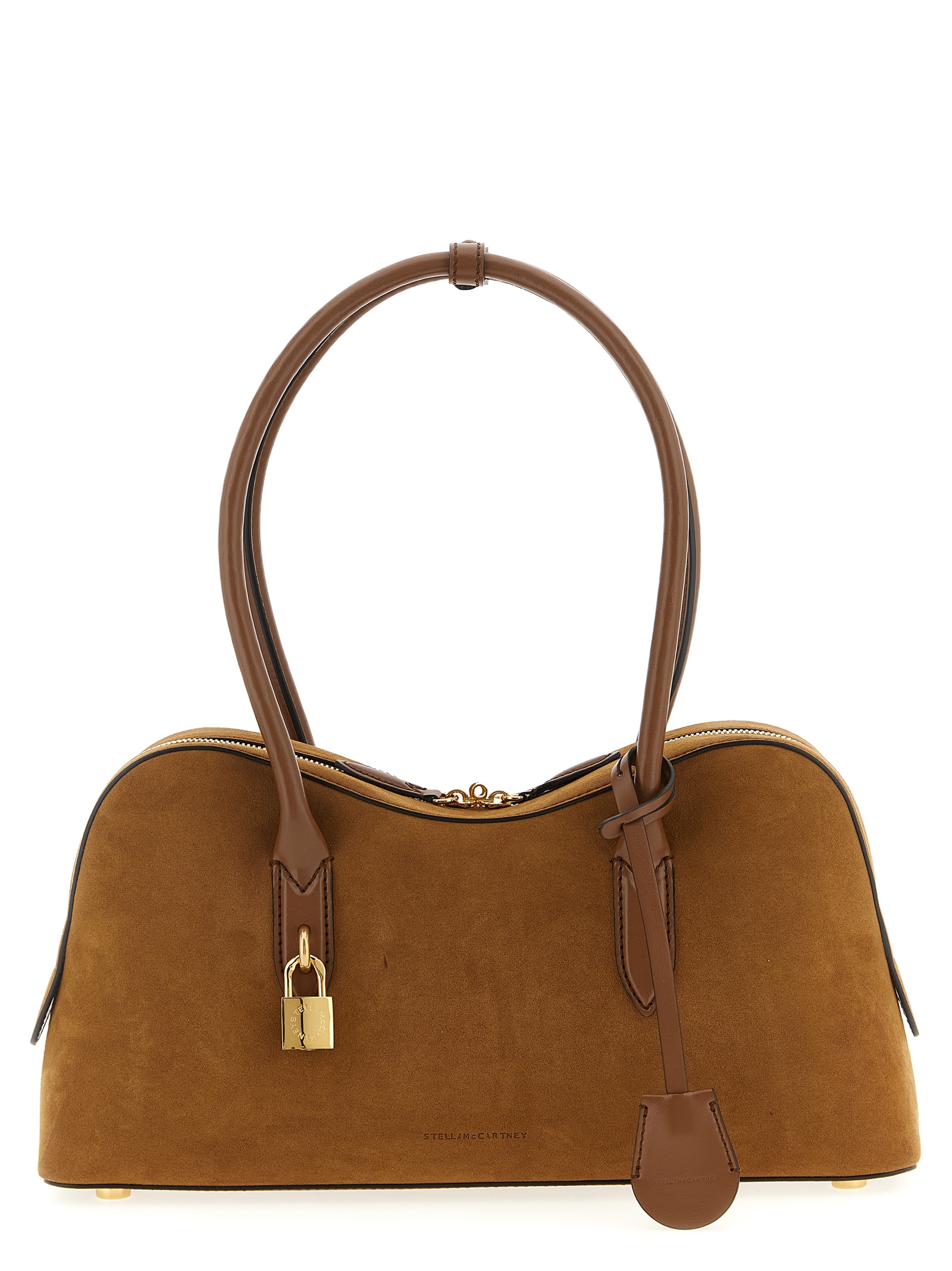 Brown Polyamide Shoulder Bag