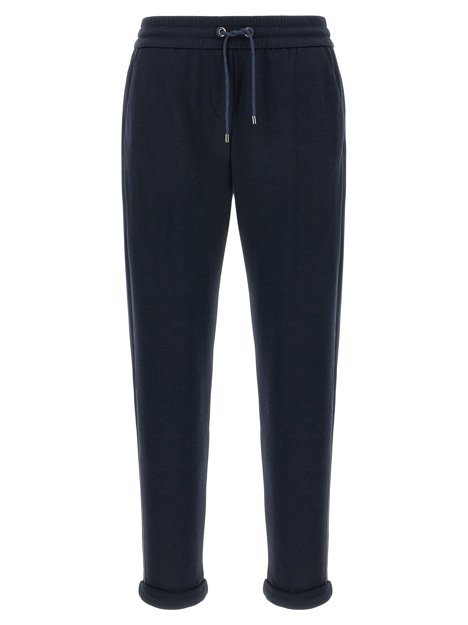 Blue Cotton Joggers (Workout Pants)