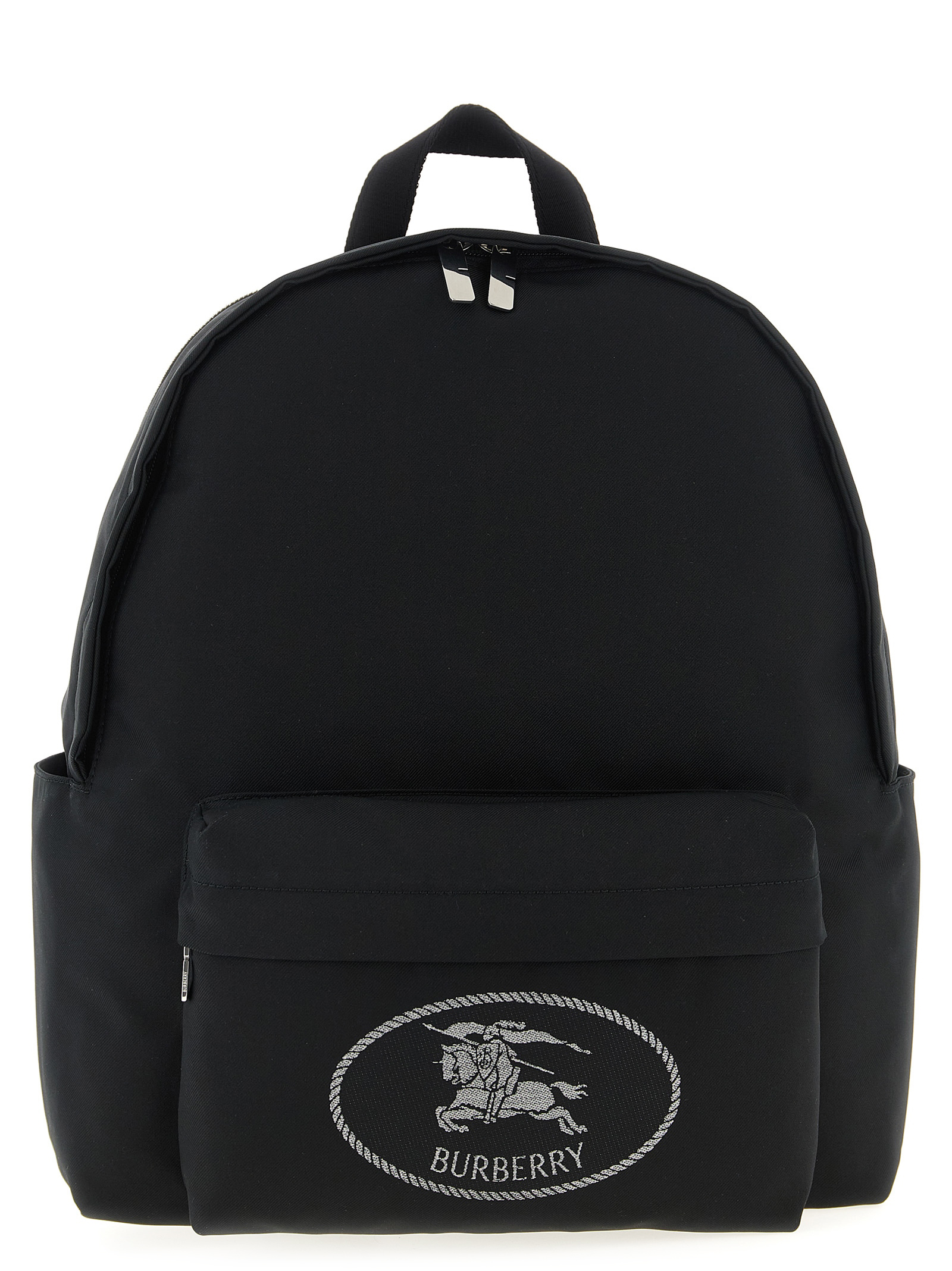 Black Polyester Backpack