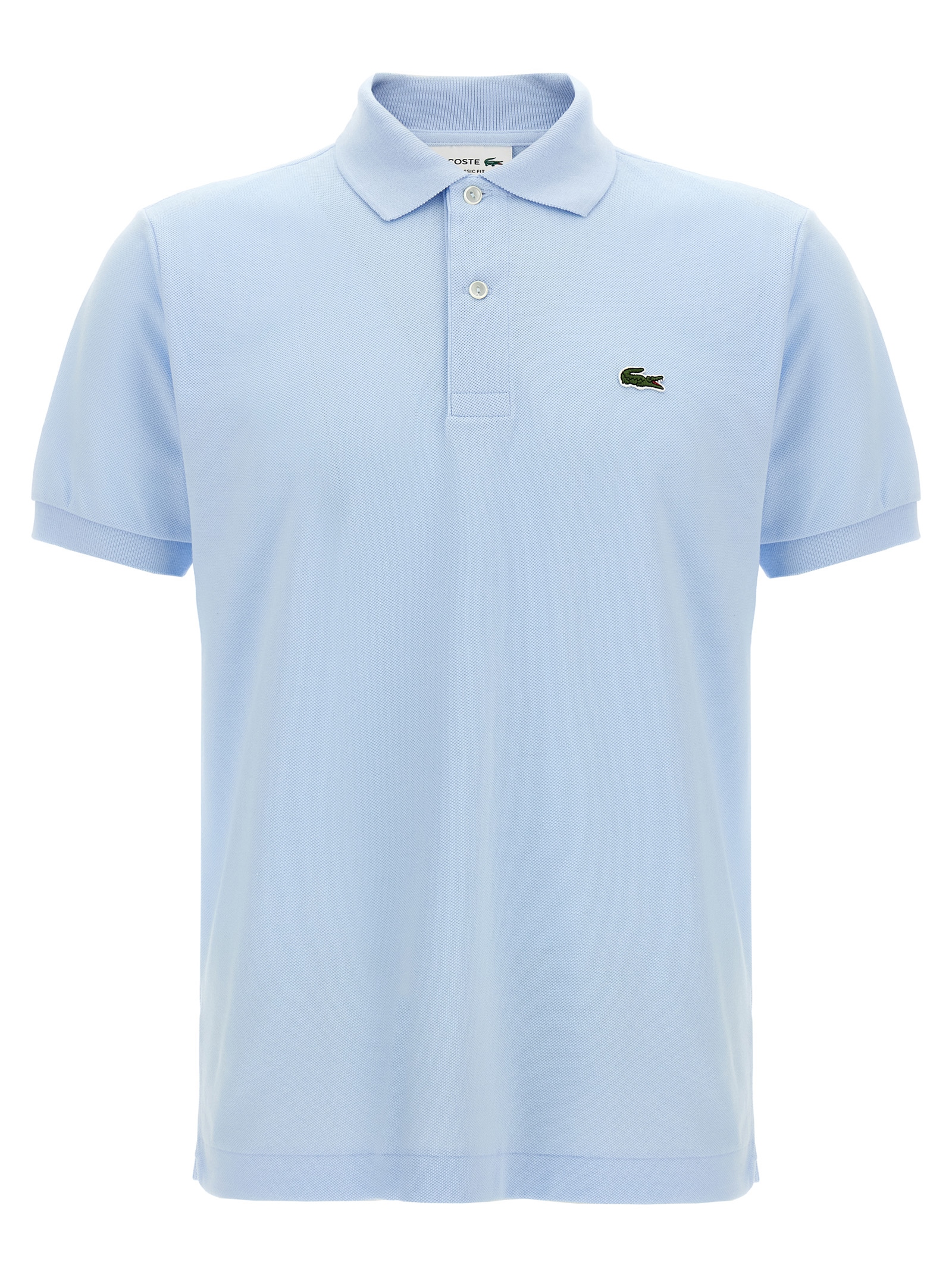 Blue Cotton Polo Shirt