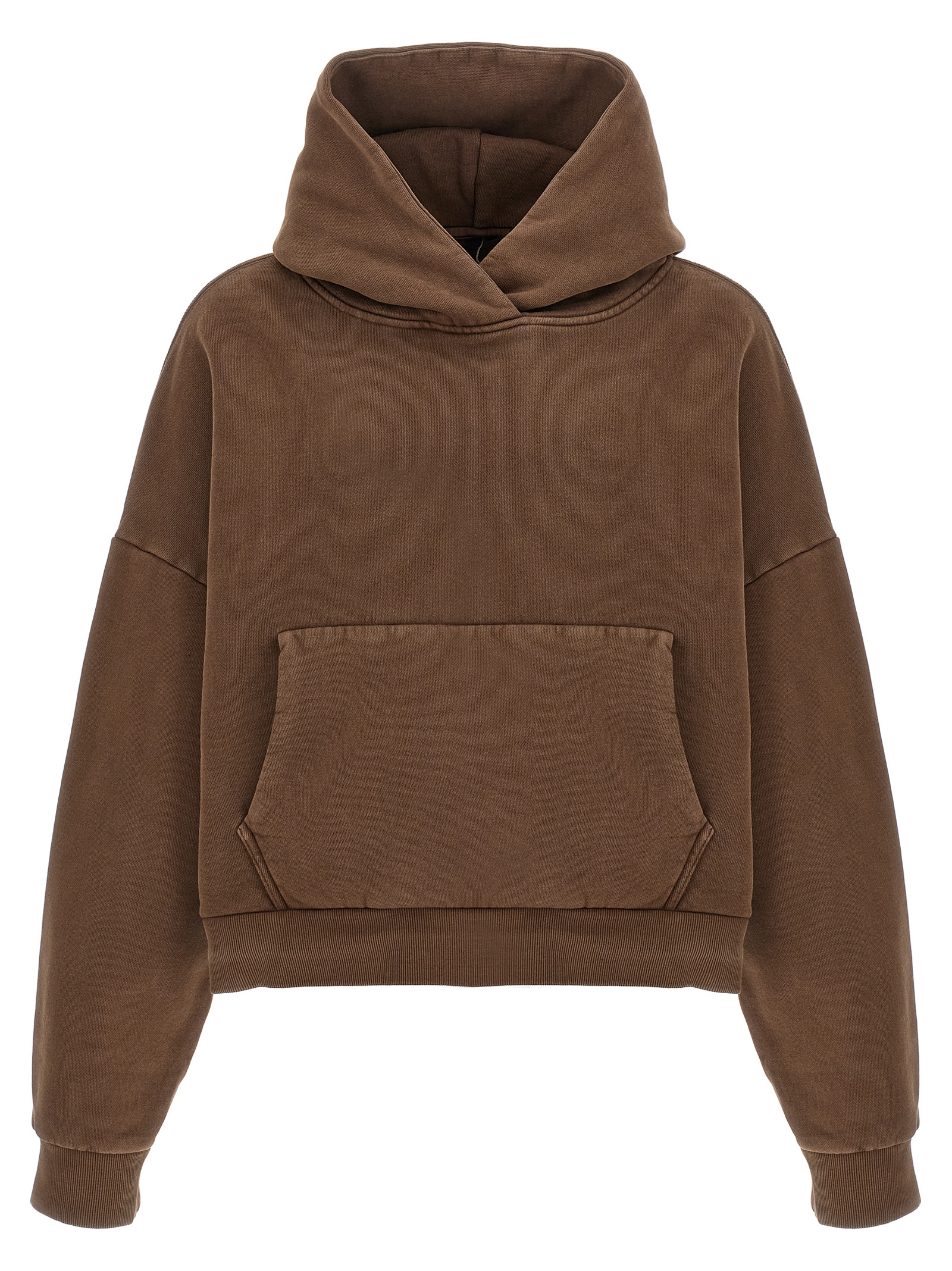 Brown Cotton Sweatshirt