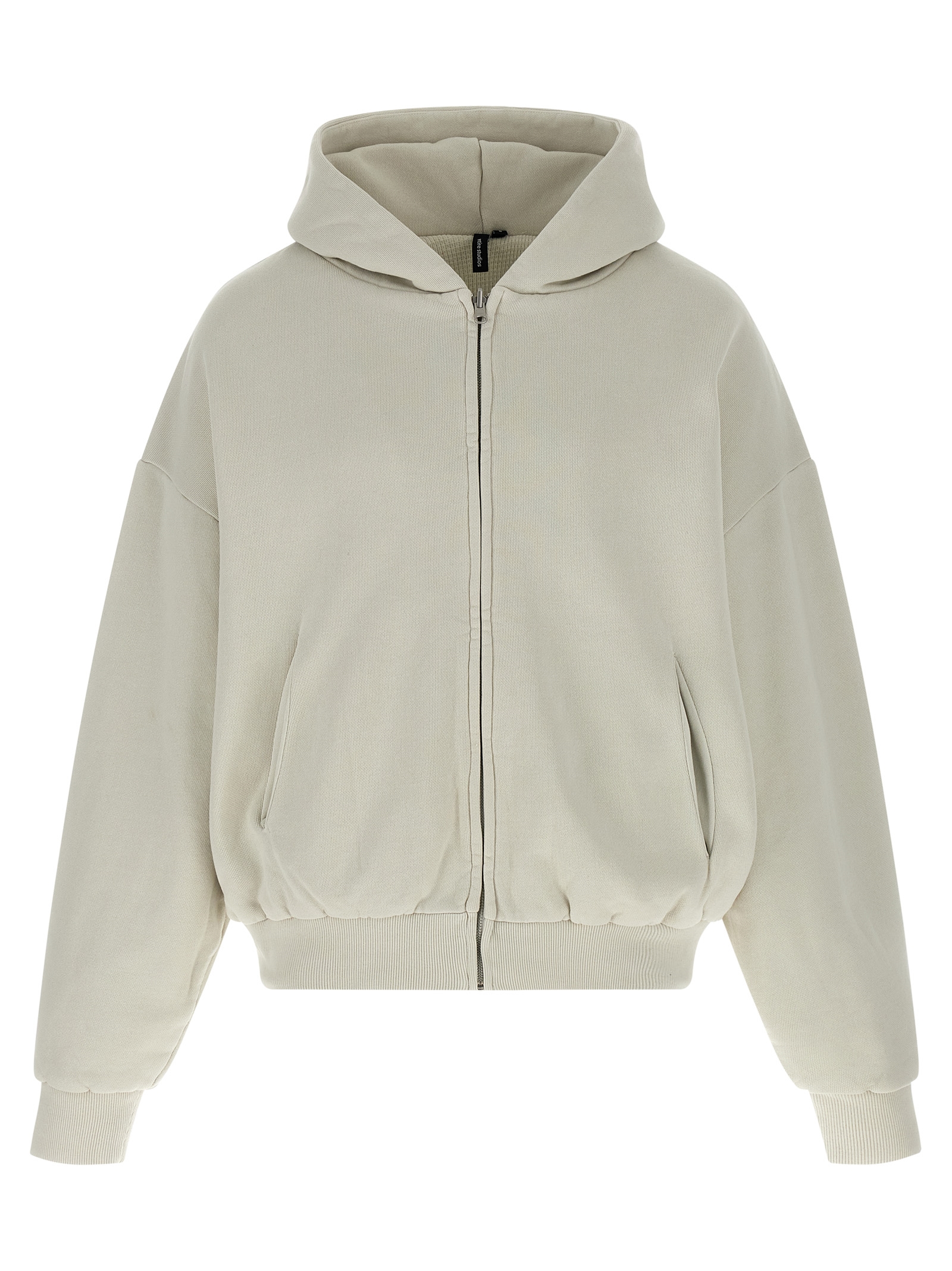 White Cotton Sweatshirt