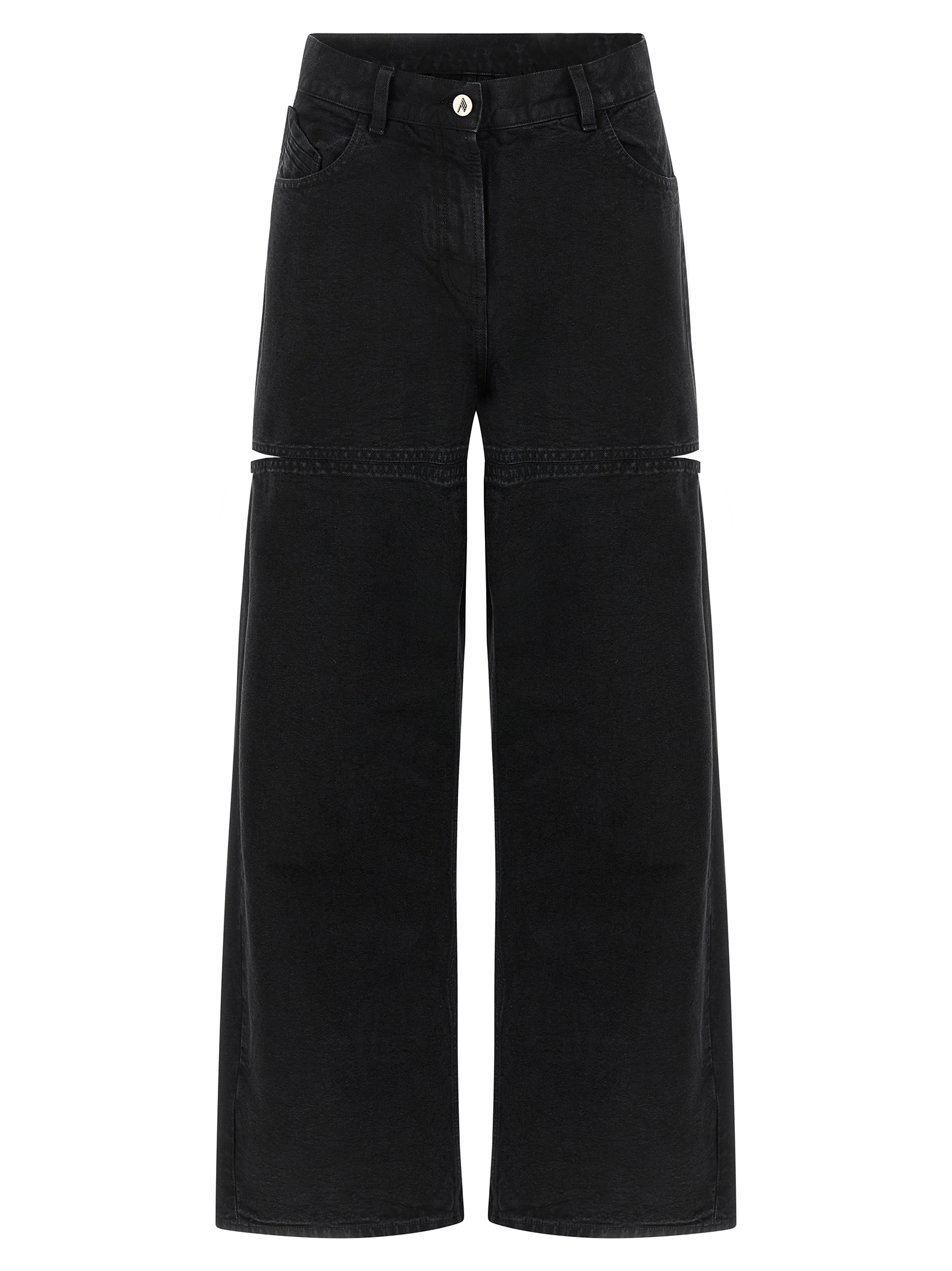 Black Cotton Jeans Denim
