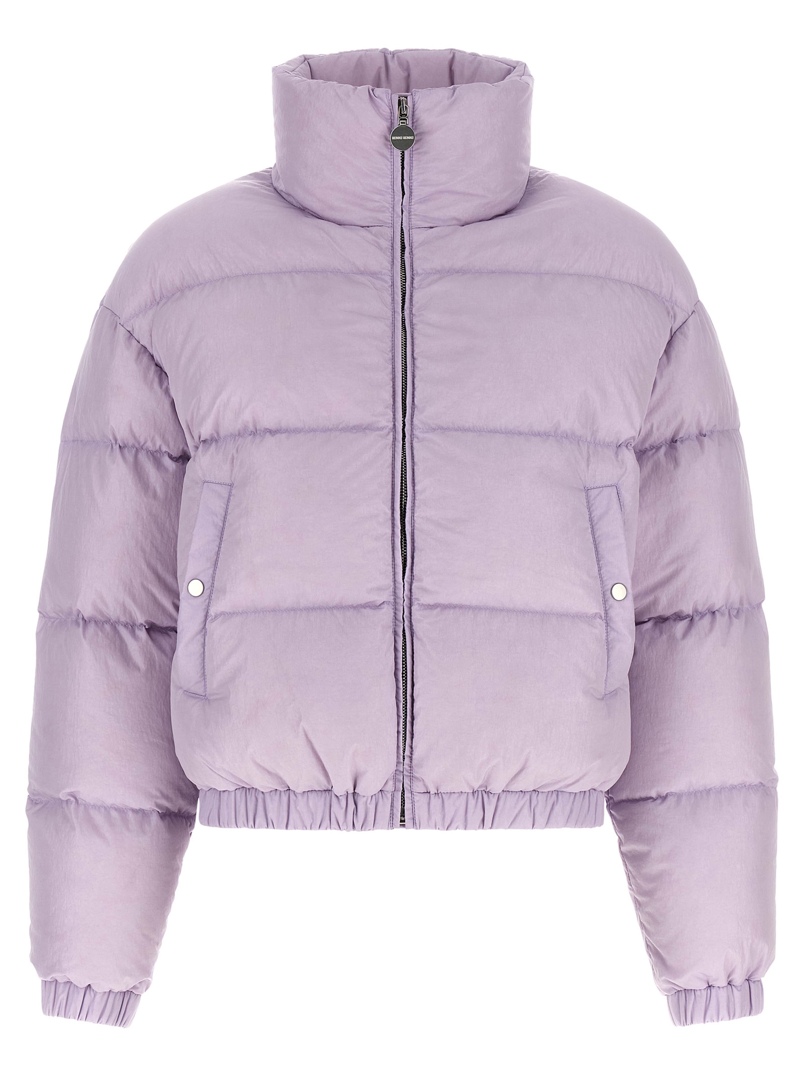 Purple Nylon Full-Length Jacket