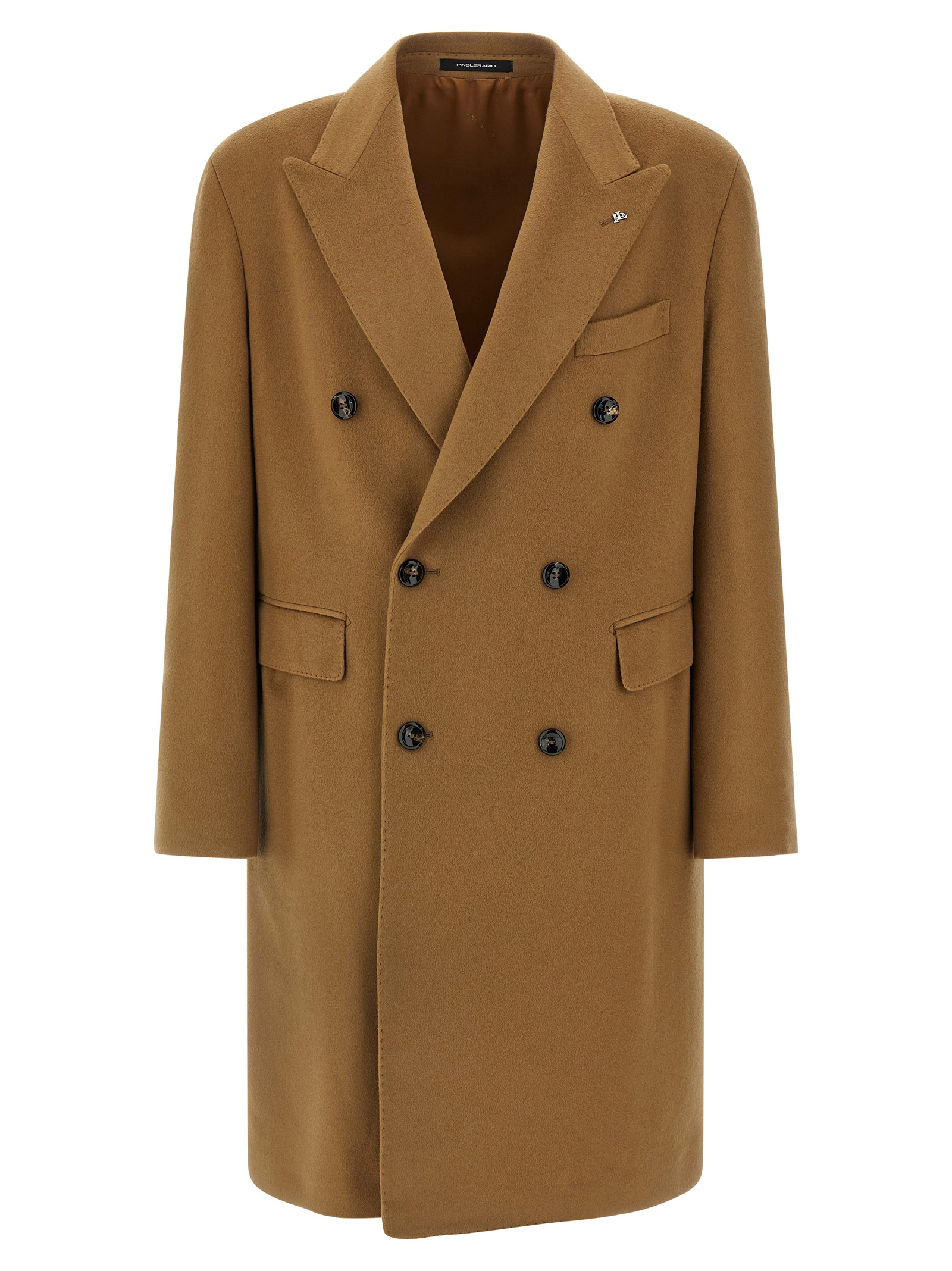 Beige Virgin Wool Coat