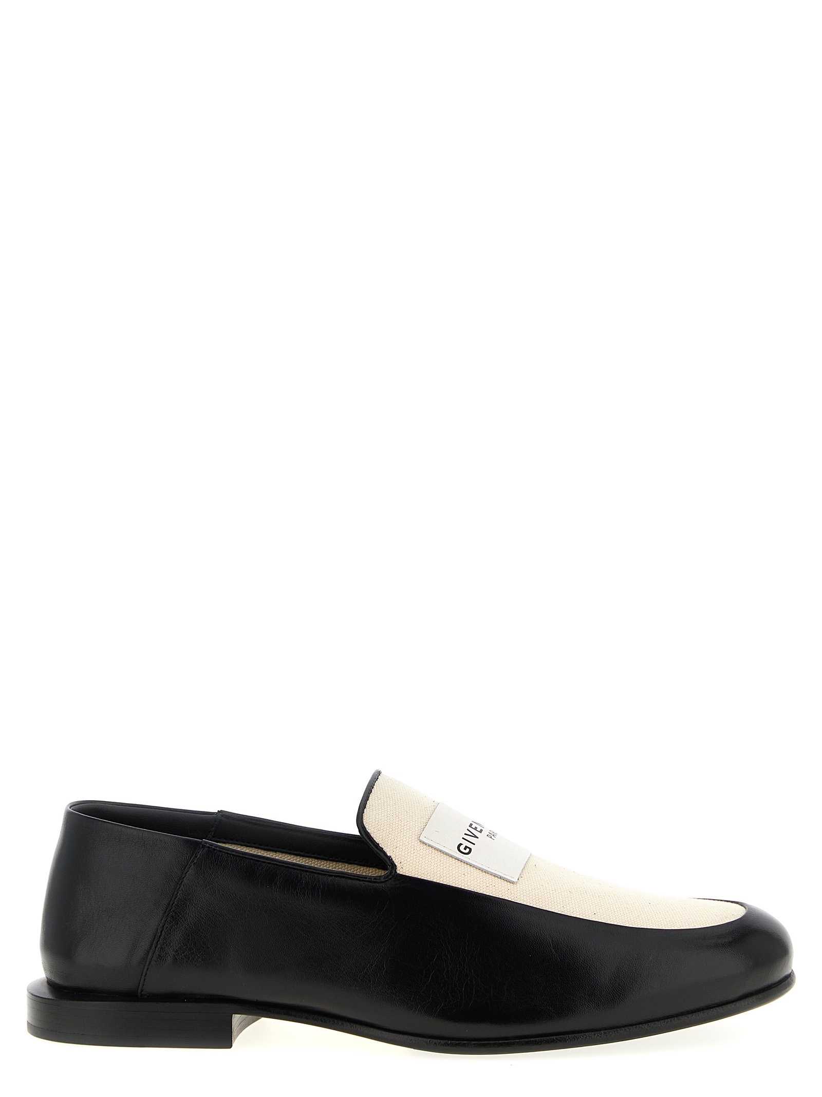 Black Lamb Leather Slip-On Loafers