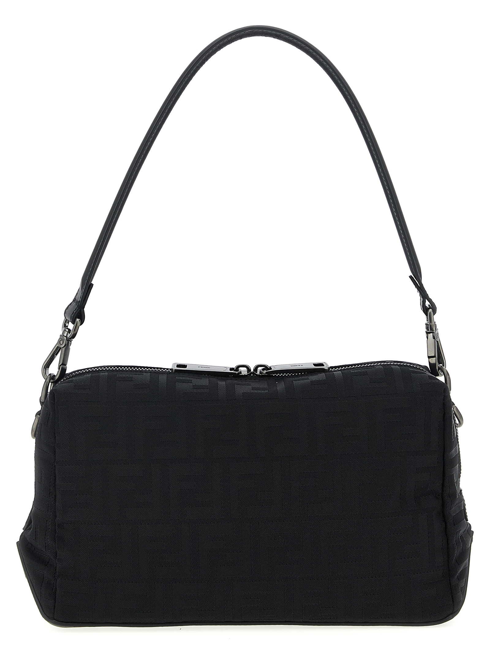 Black Polyamide Shoulder Bag
