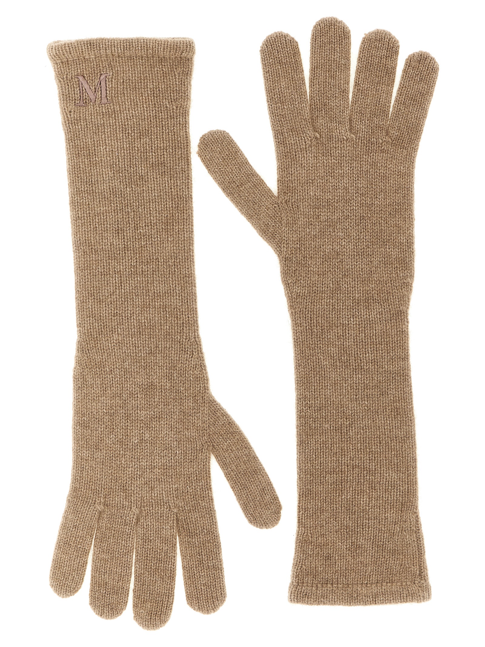 Beige Cashmere Gloves