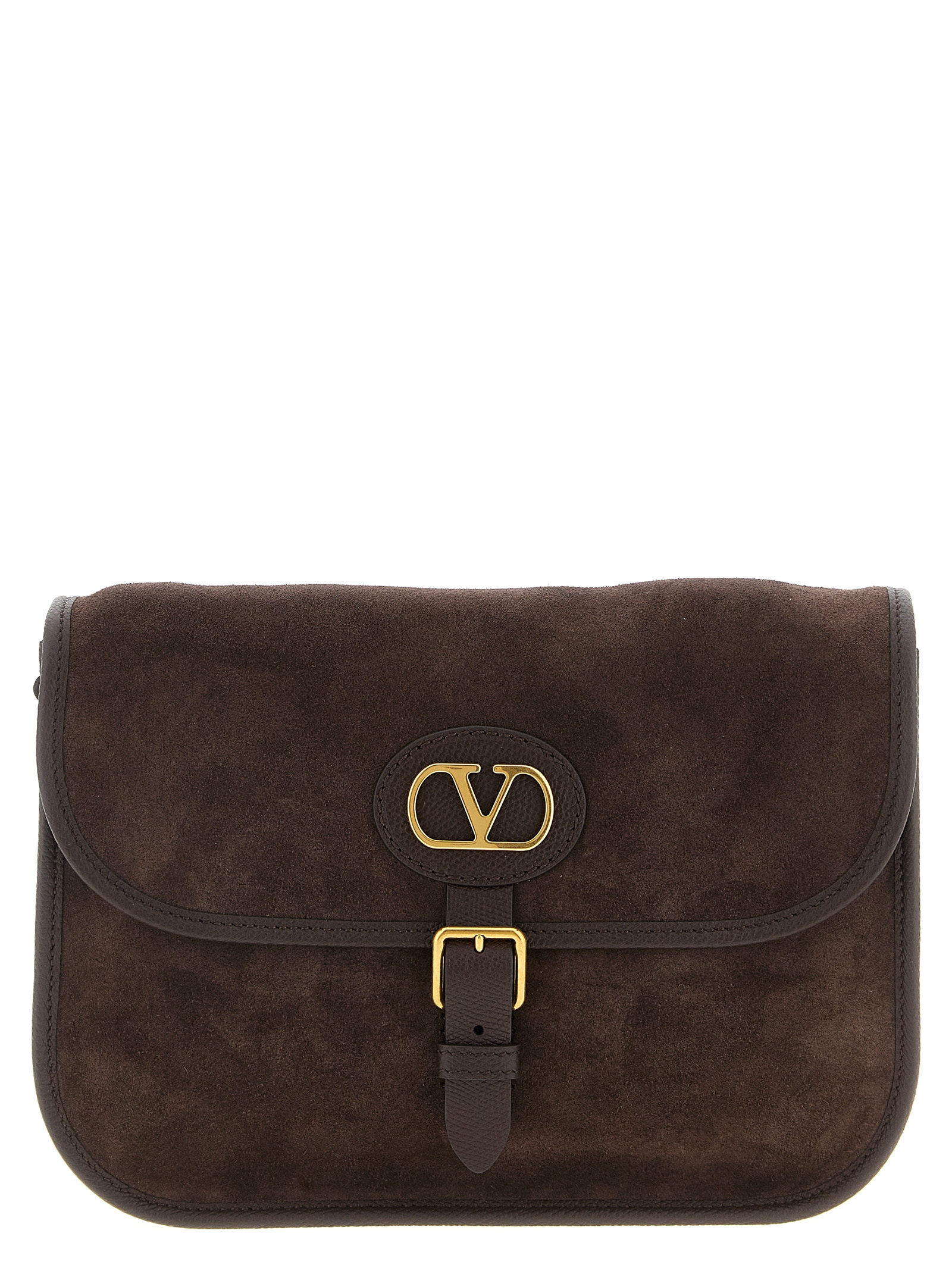 Valentino Garavani Brown Cowhide Crossbody Bag - Men