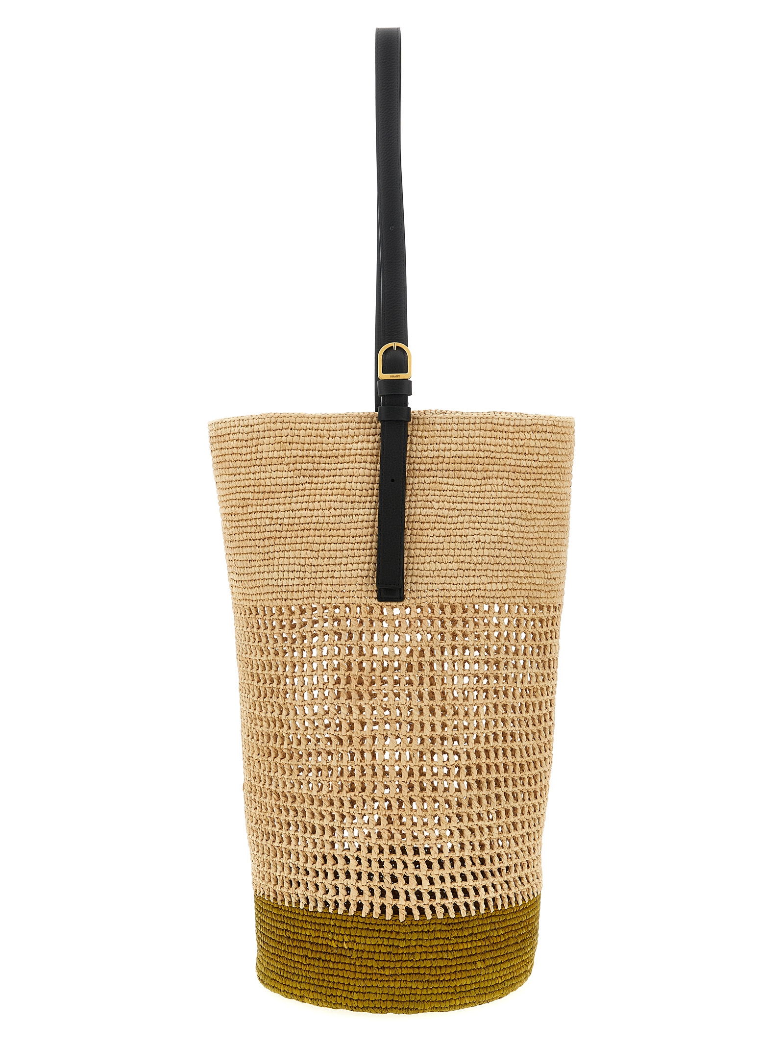 Khaite Beige Sisal Shoulder Bag - Women