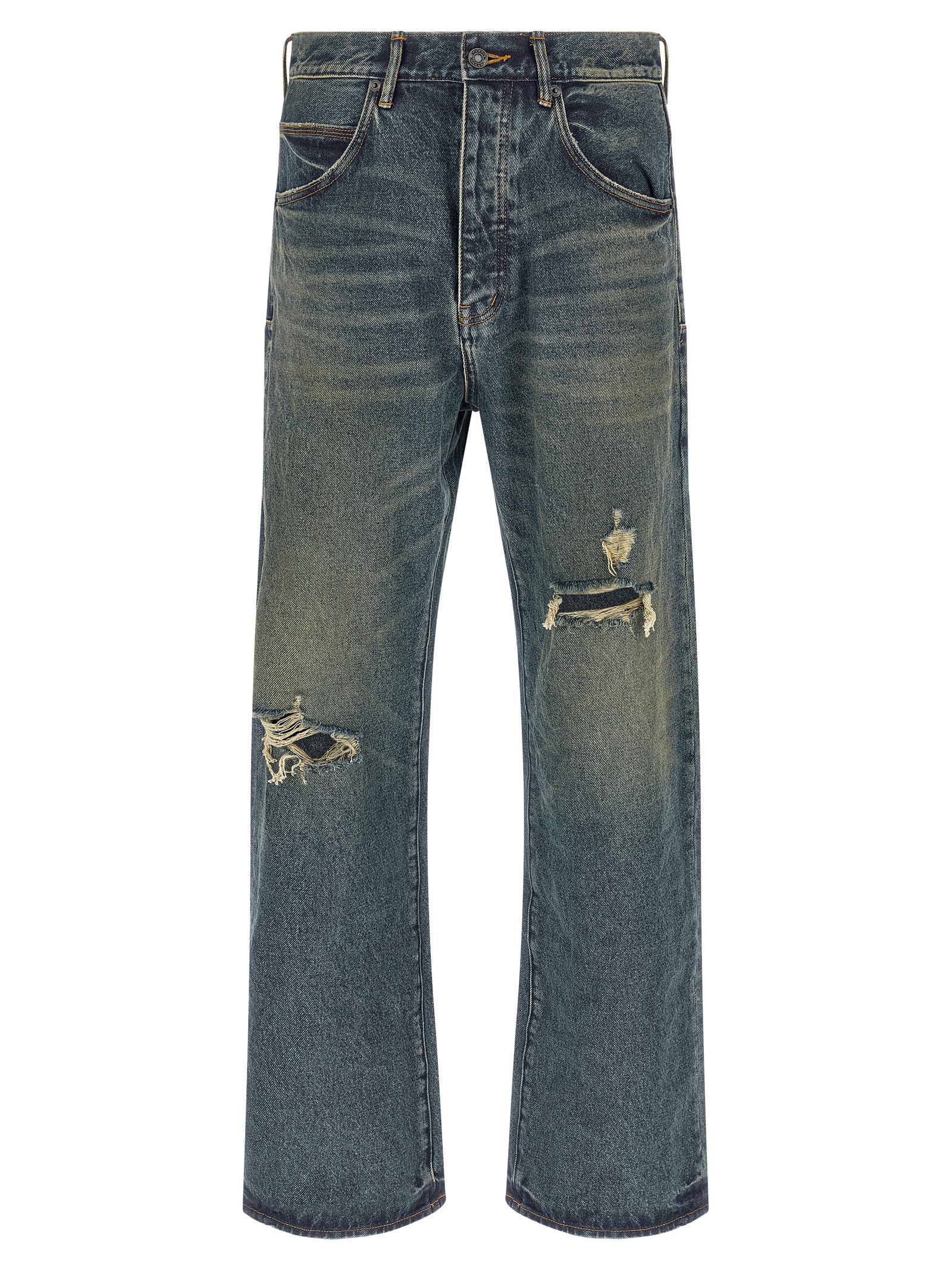 Blue Cotton Jeans Denim
